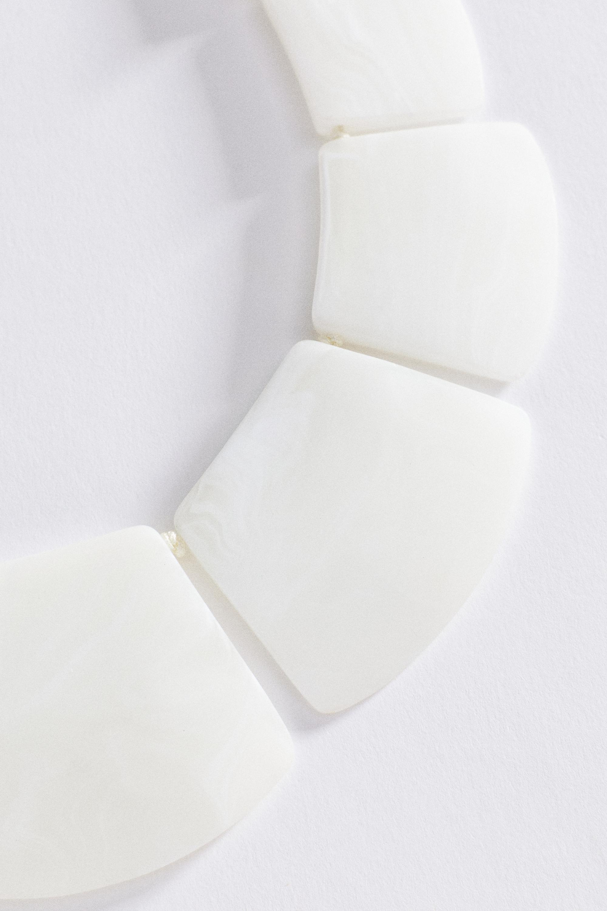 PEARL Rawbar Pearl Statement Necklace, Cream, large image number 2