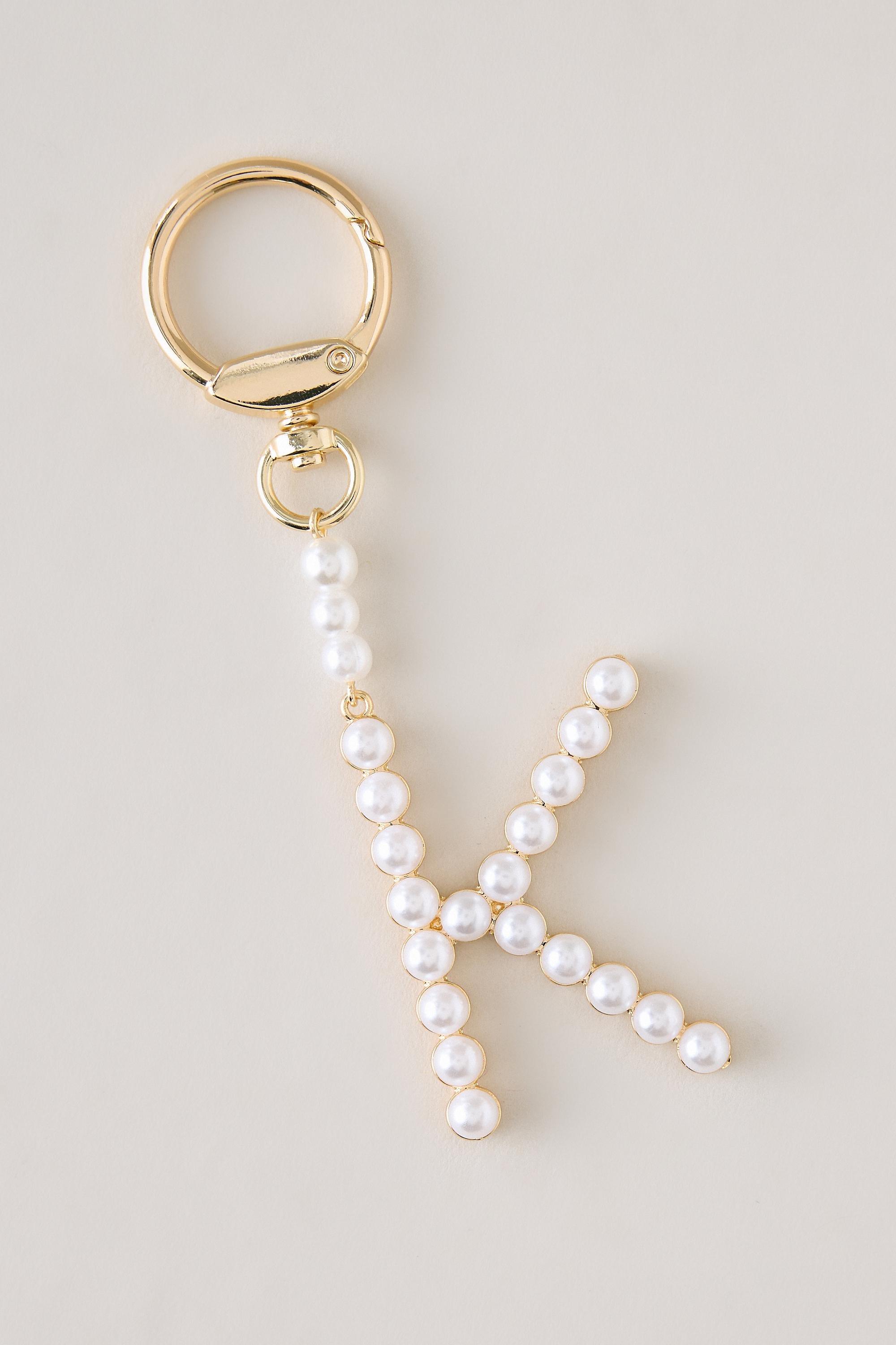 Pearl Monogram Charm, Multicolour, large image number 0
