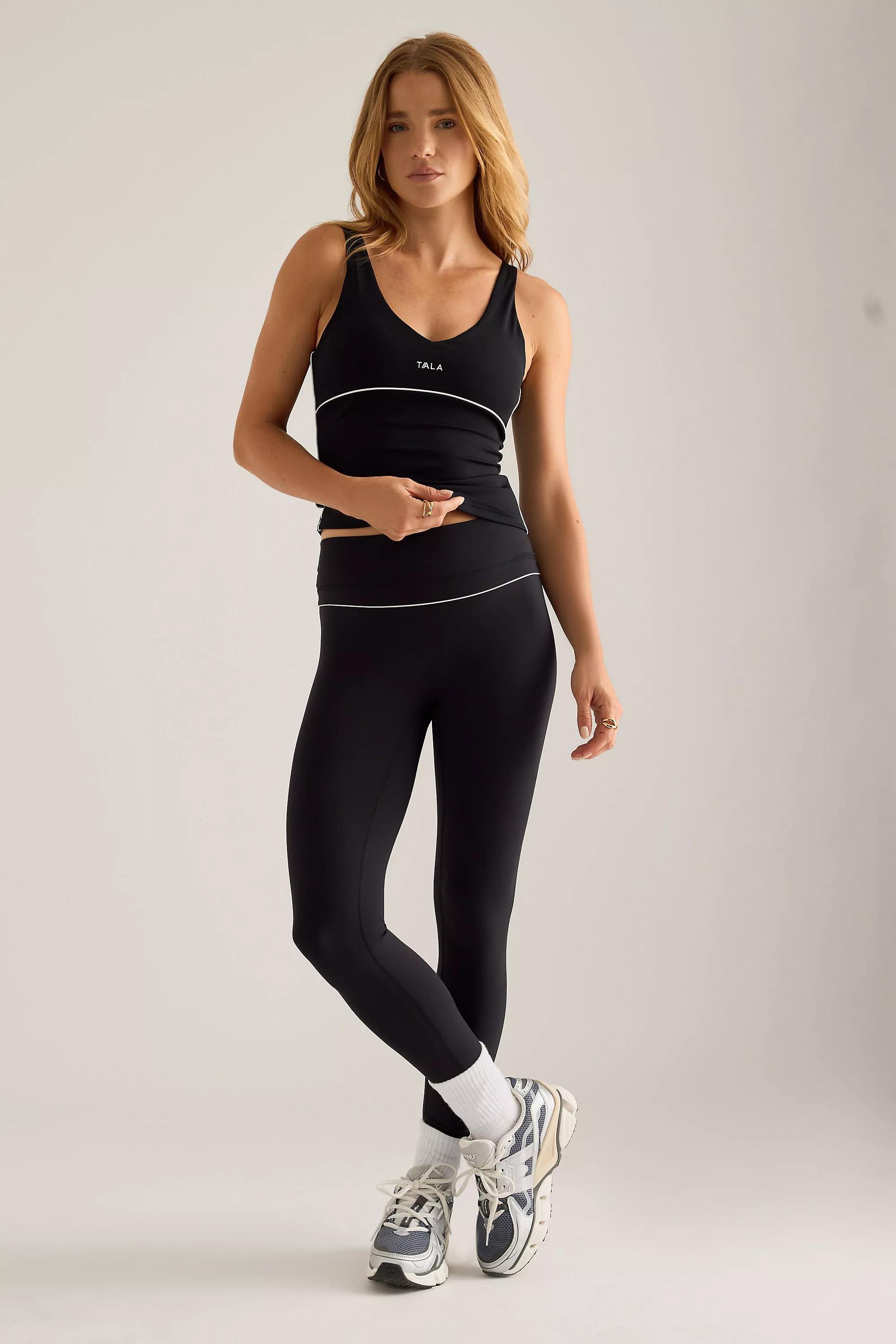 Tala Skinluxe Contrast Piping Vest, Black, Black, large image number 0