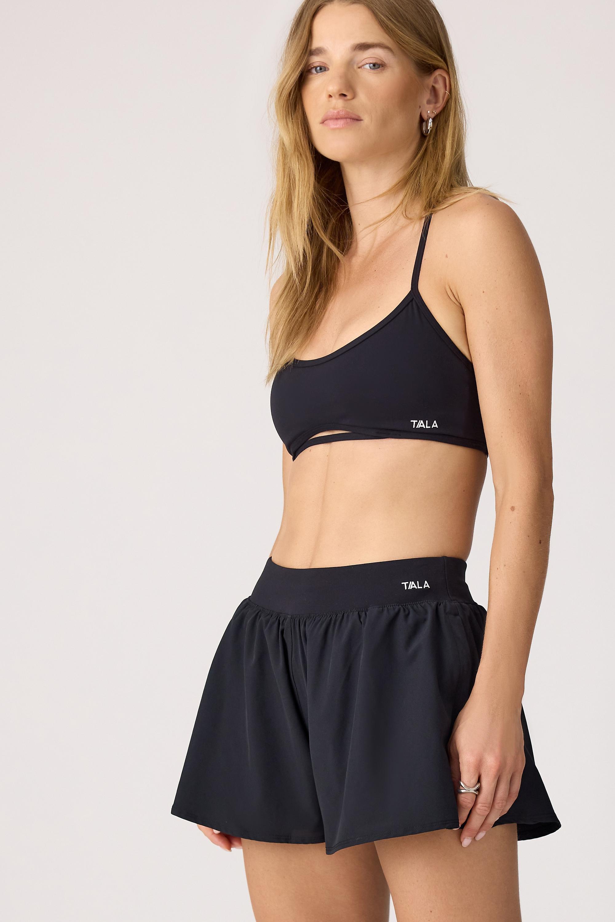 Tala Dayflex Floaty Shorts, Black, Black, medium
