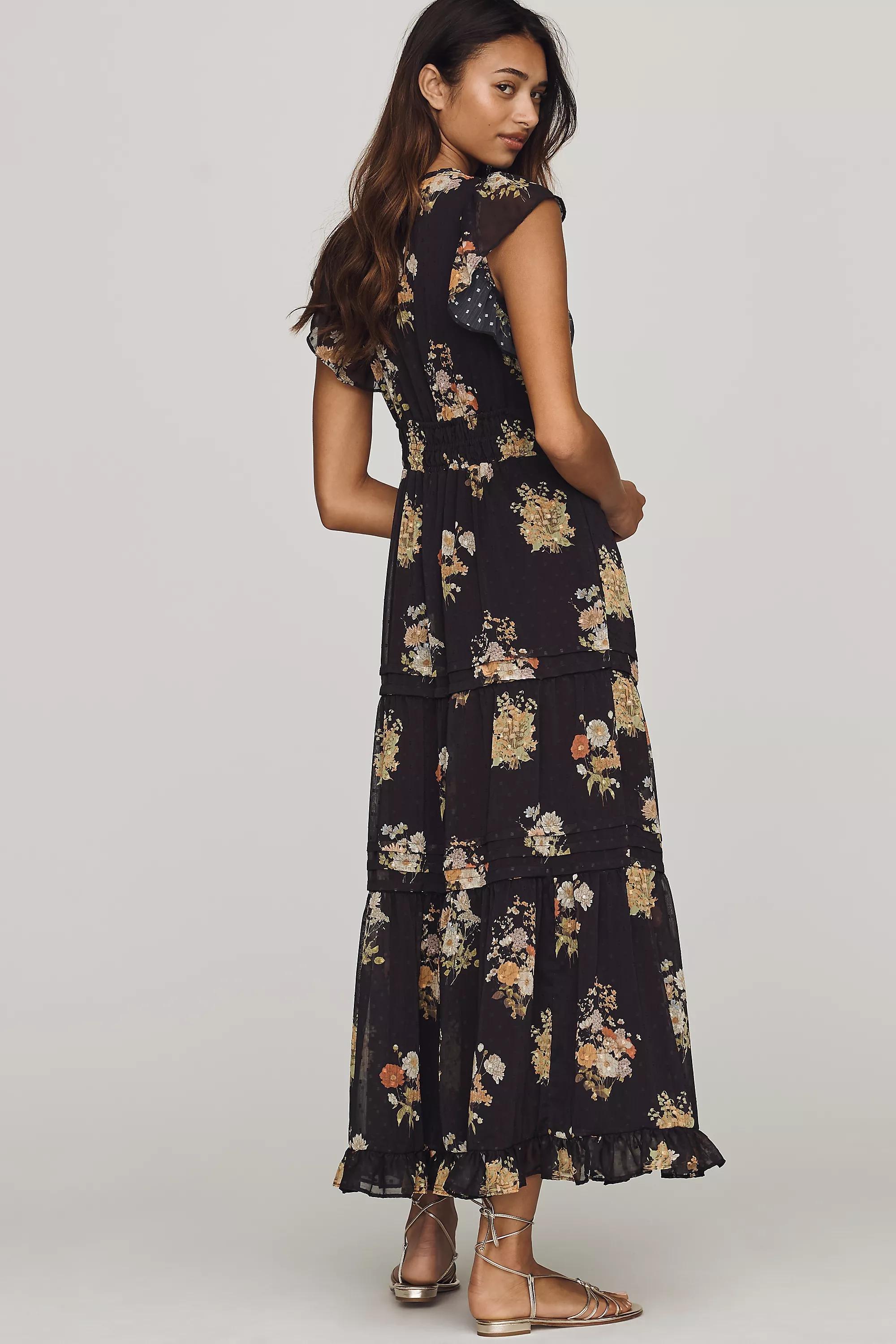 The Somerset Maxi Dress, Black, Black, large image number 4