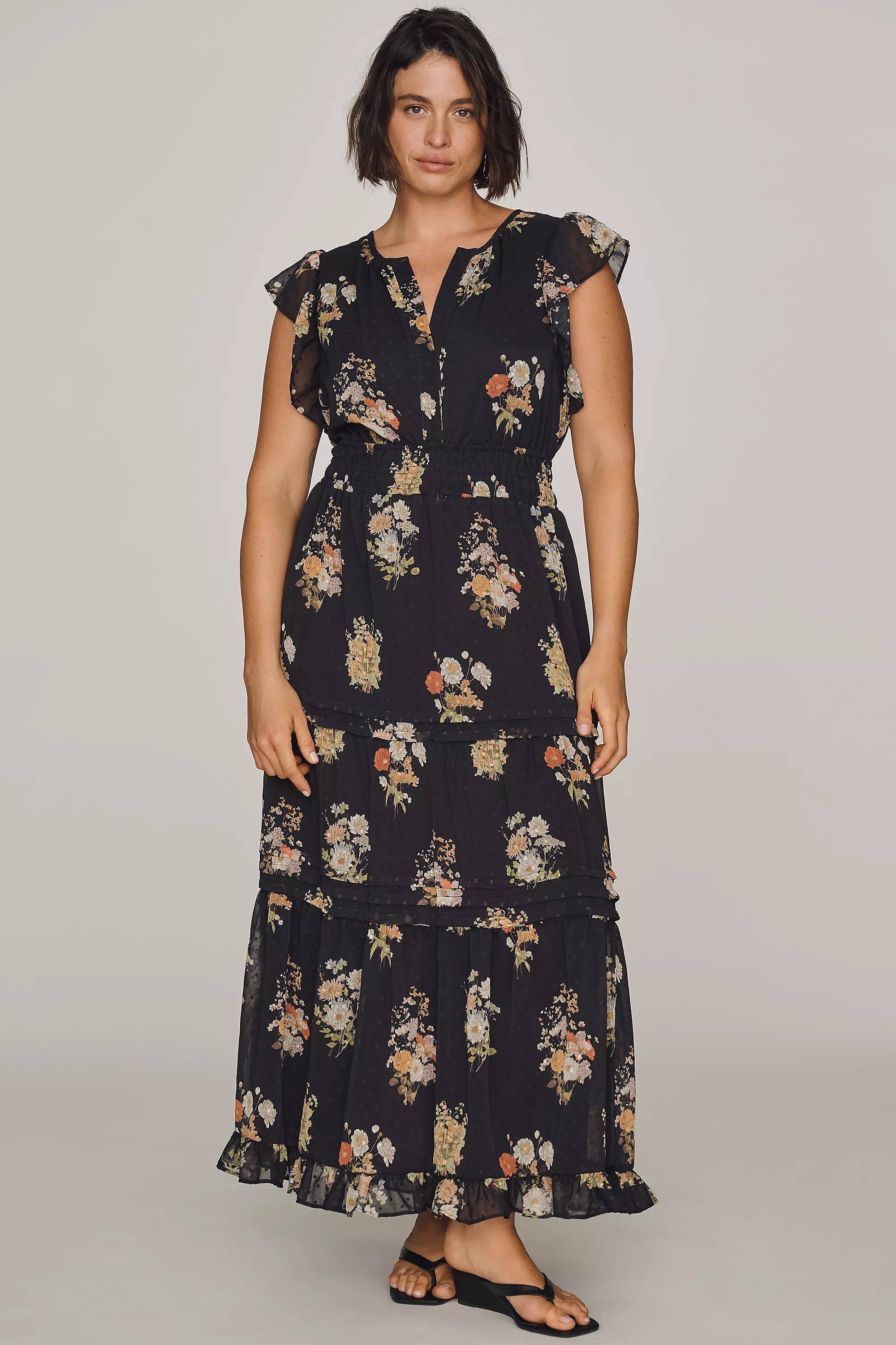 The Somerset Maxi Dress, Black, Black, large image number 6