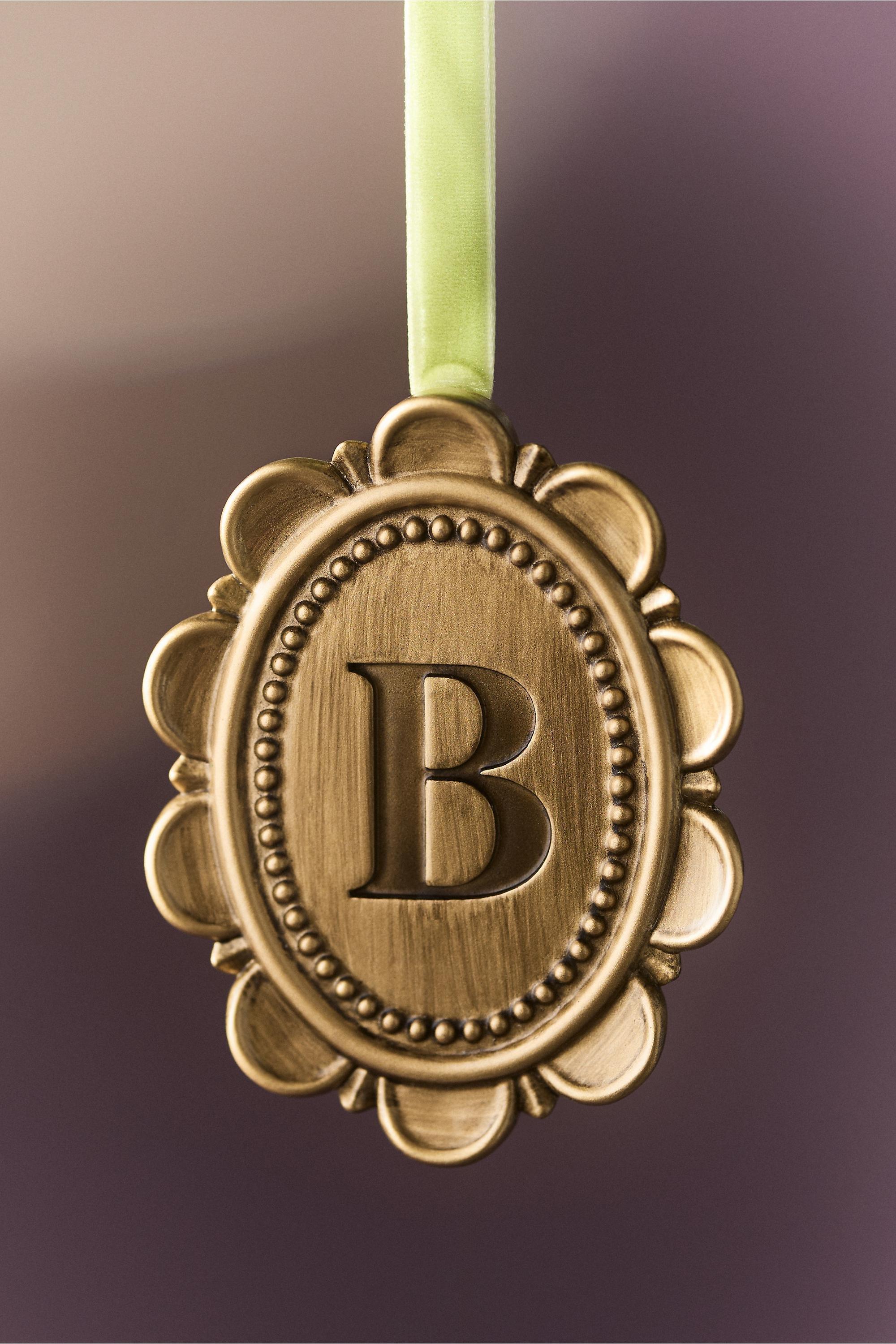 Louisa Monogram Ornament, Multicolour, large image number 0