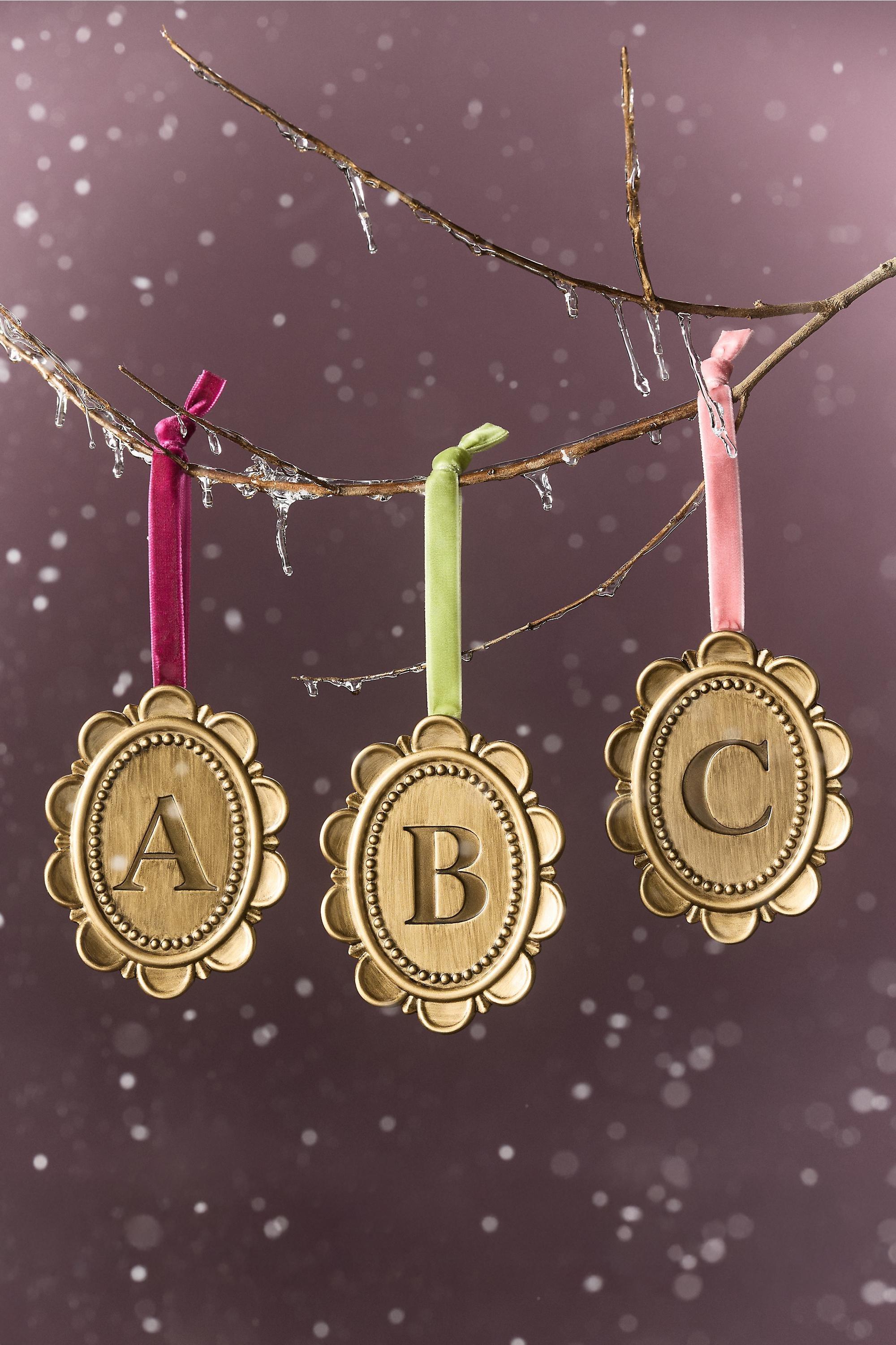 Louisa Monogram Ornament, Multicolour, large image number 1