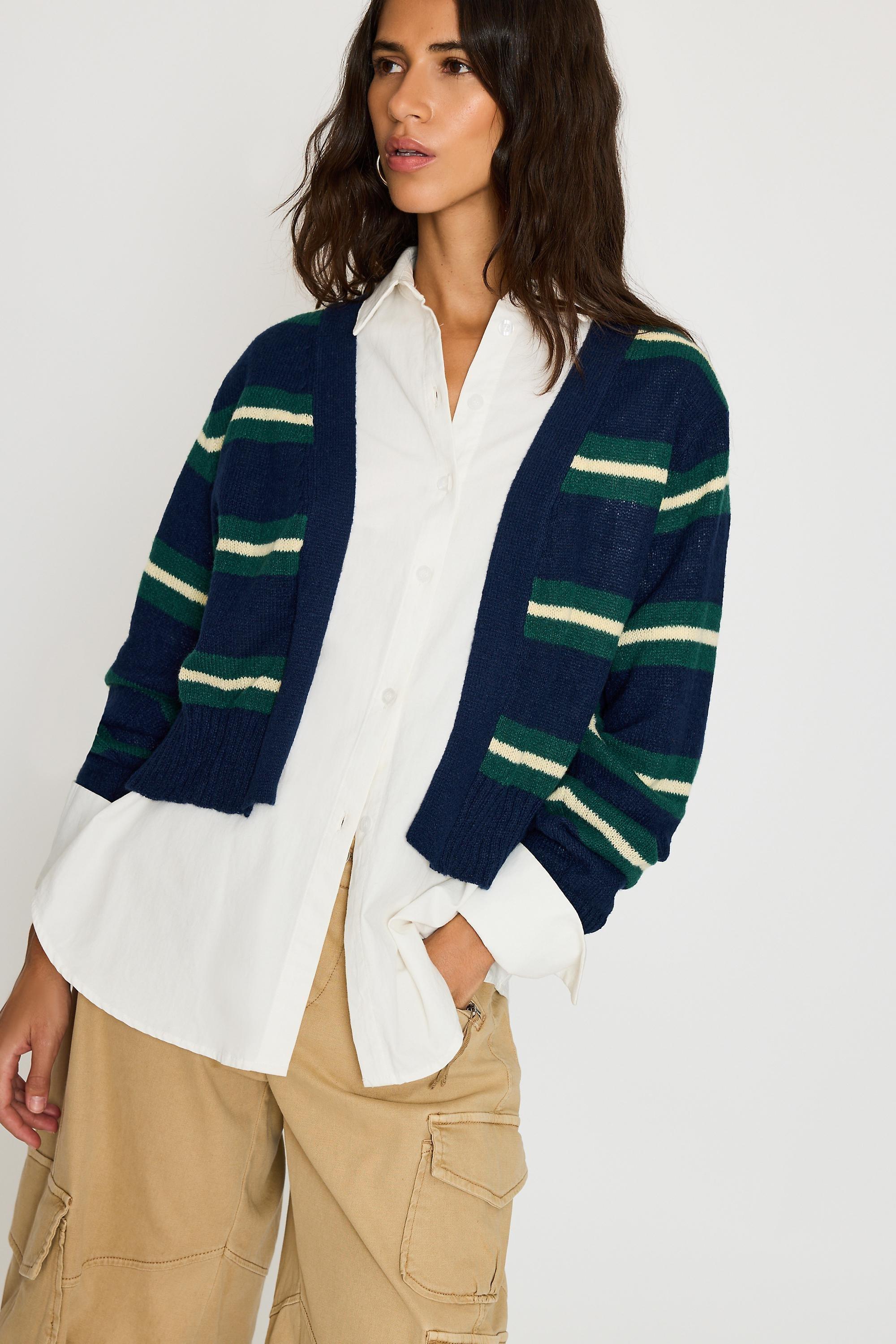 BLUE By Anthropologie Lightweight Cardigan, Blue, large image number 1