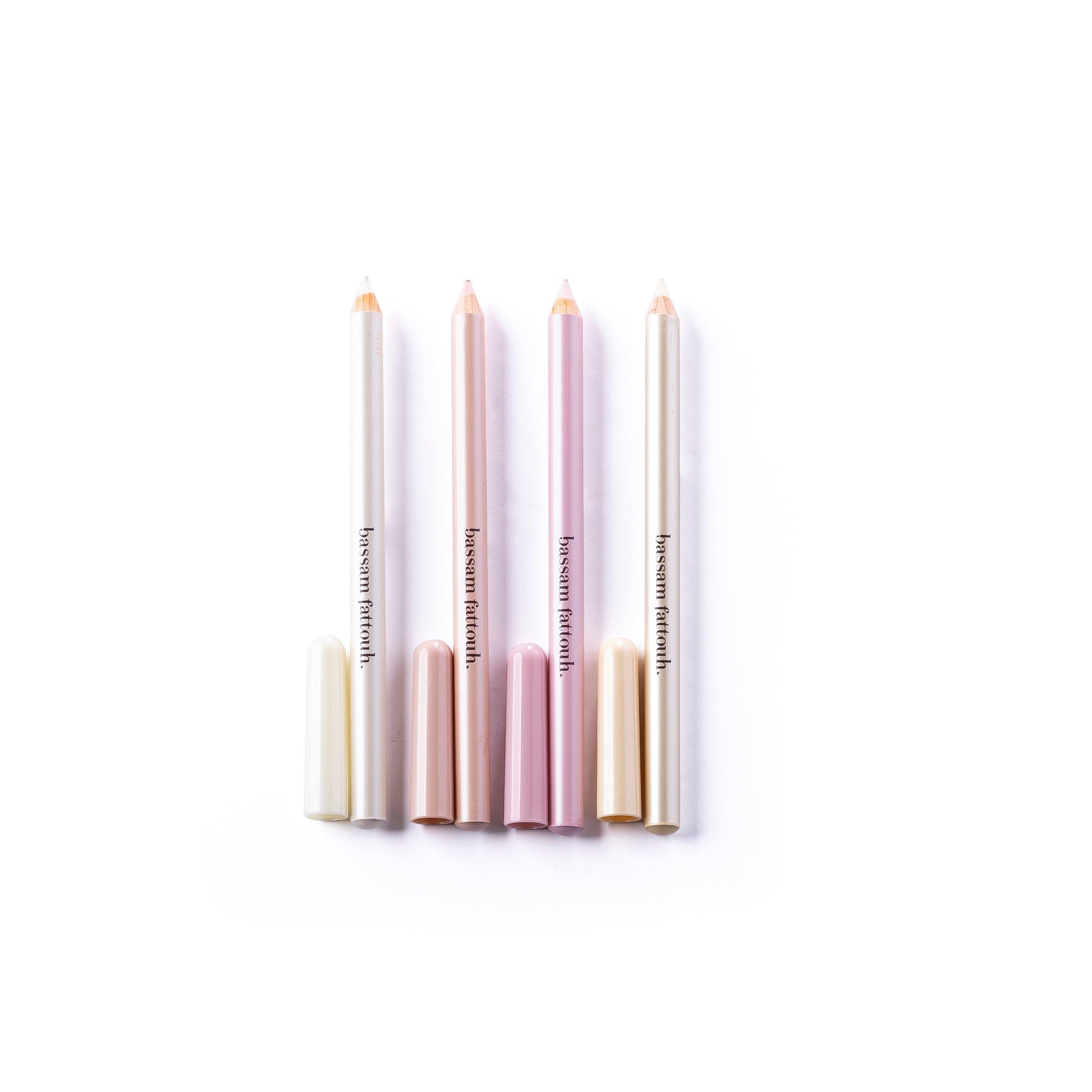 Inner Highlighter Pencils,Aged White Acid Yellow Desert Sand Desert Rose, A521_HIGHL, large image number 0