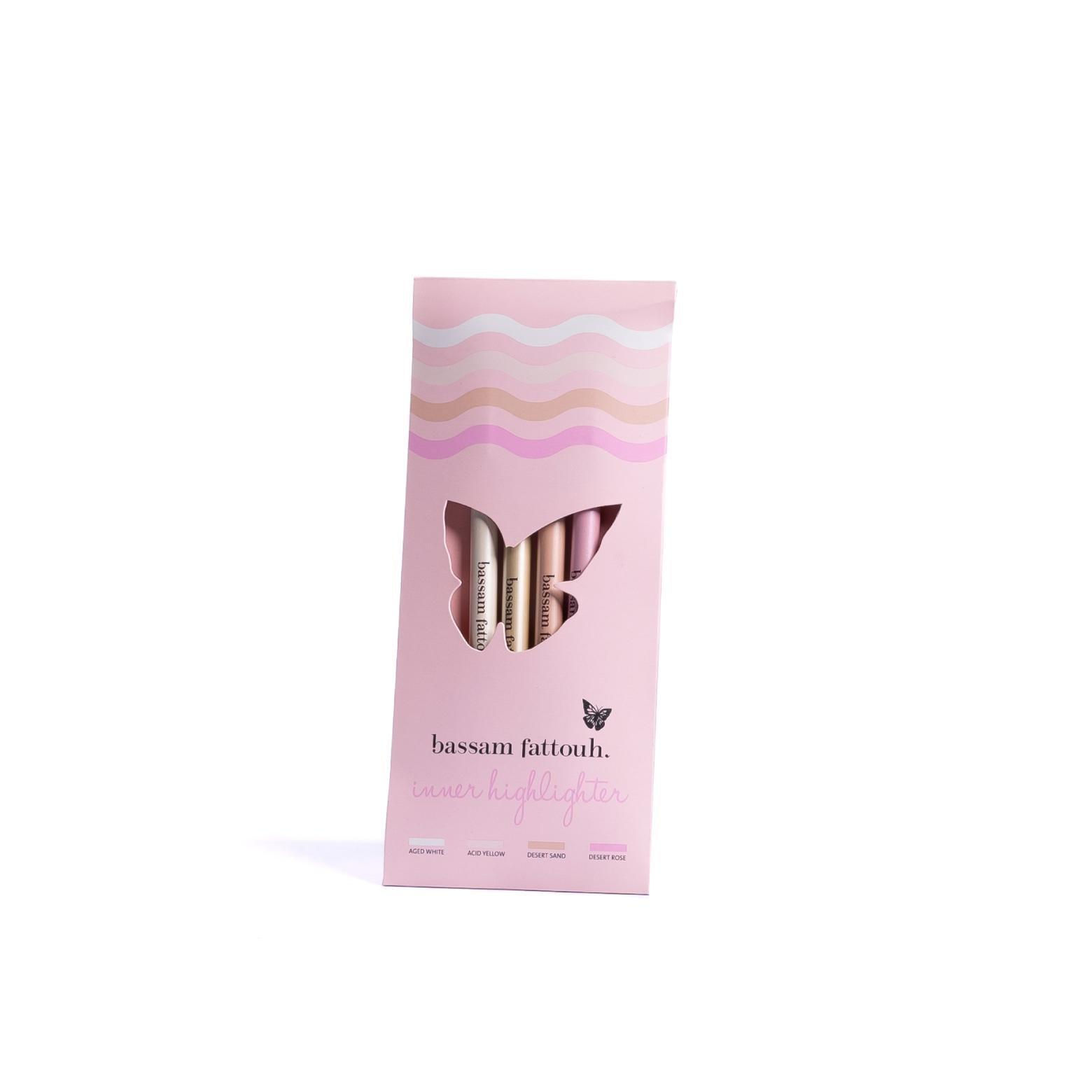 Inner Highlighter Pencils,Aged White Acid Yellow Desert Sand Desert Rose, A521_HIGHL, large image number 1