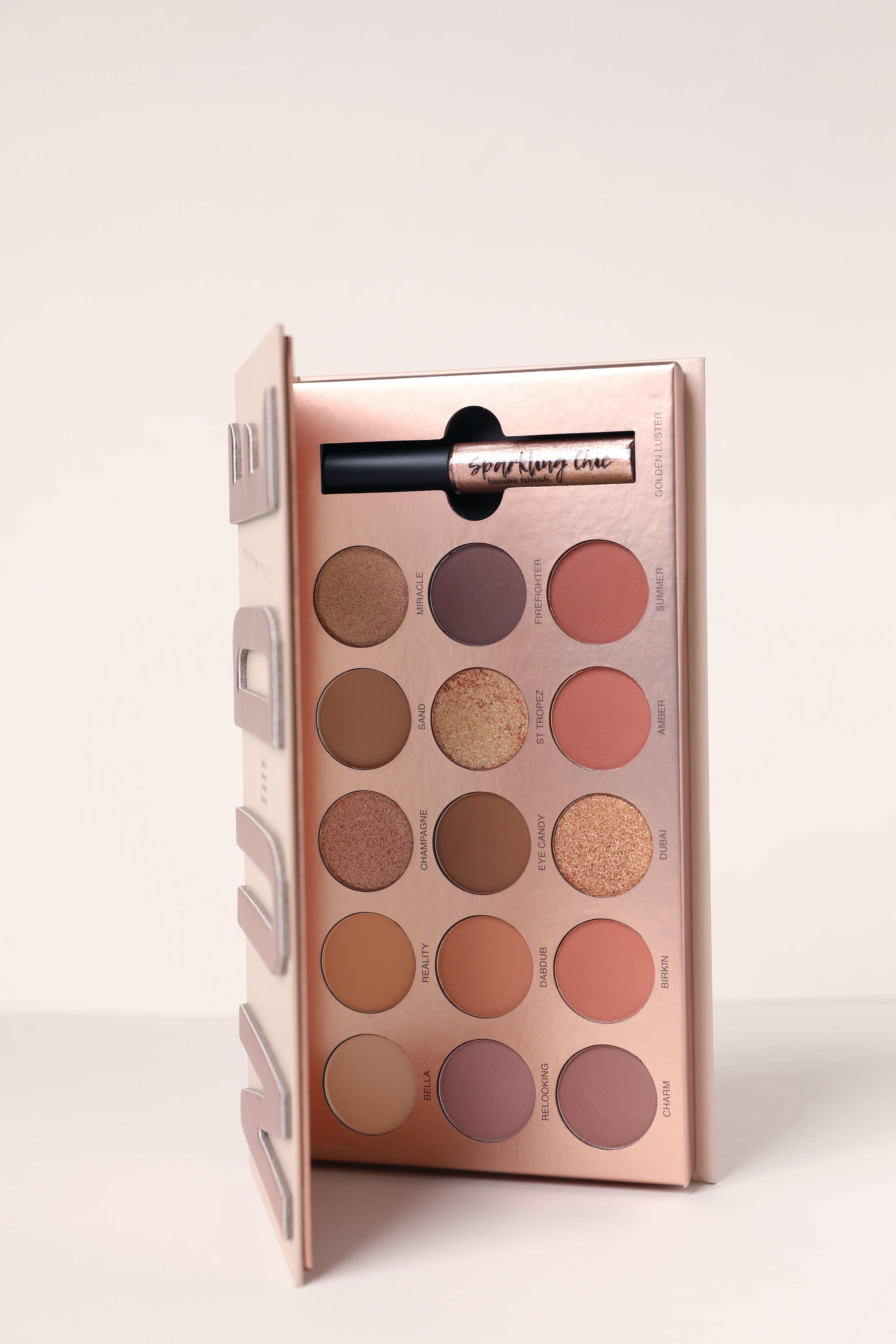 Bassam Fattouh The Nude Eyeshadow Palette ,Multicolour, A521_NUDE, large image number 1