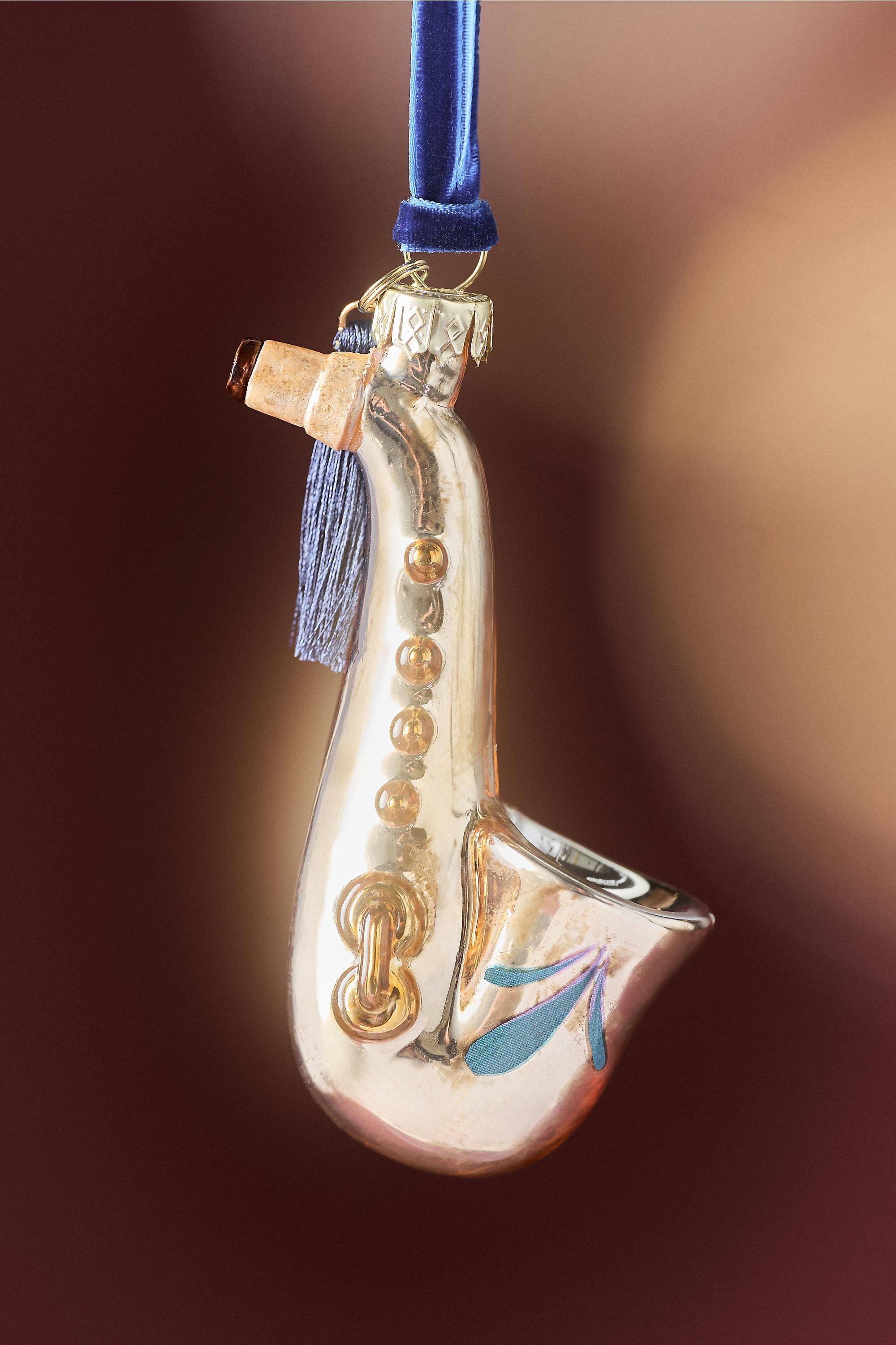 Anthropologie Batiste And Jaouad Instrument Ornament, Cream | Azadea UAE