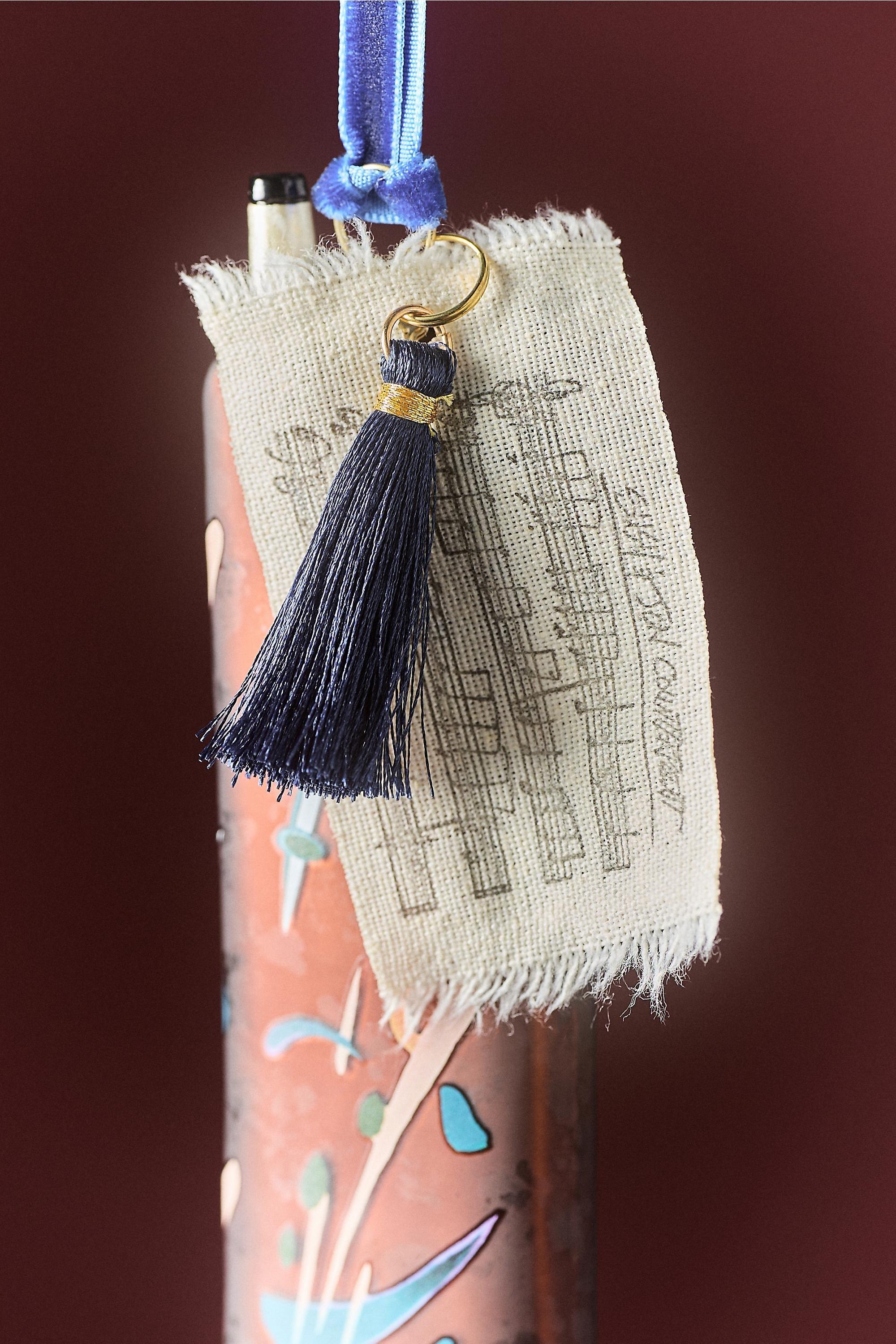 Anthropologie Batiste And Jaouad Instrument Ornament, Pink | Azadea UAE