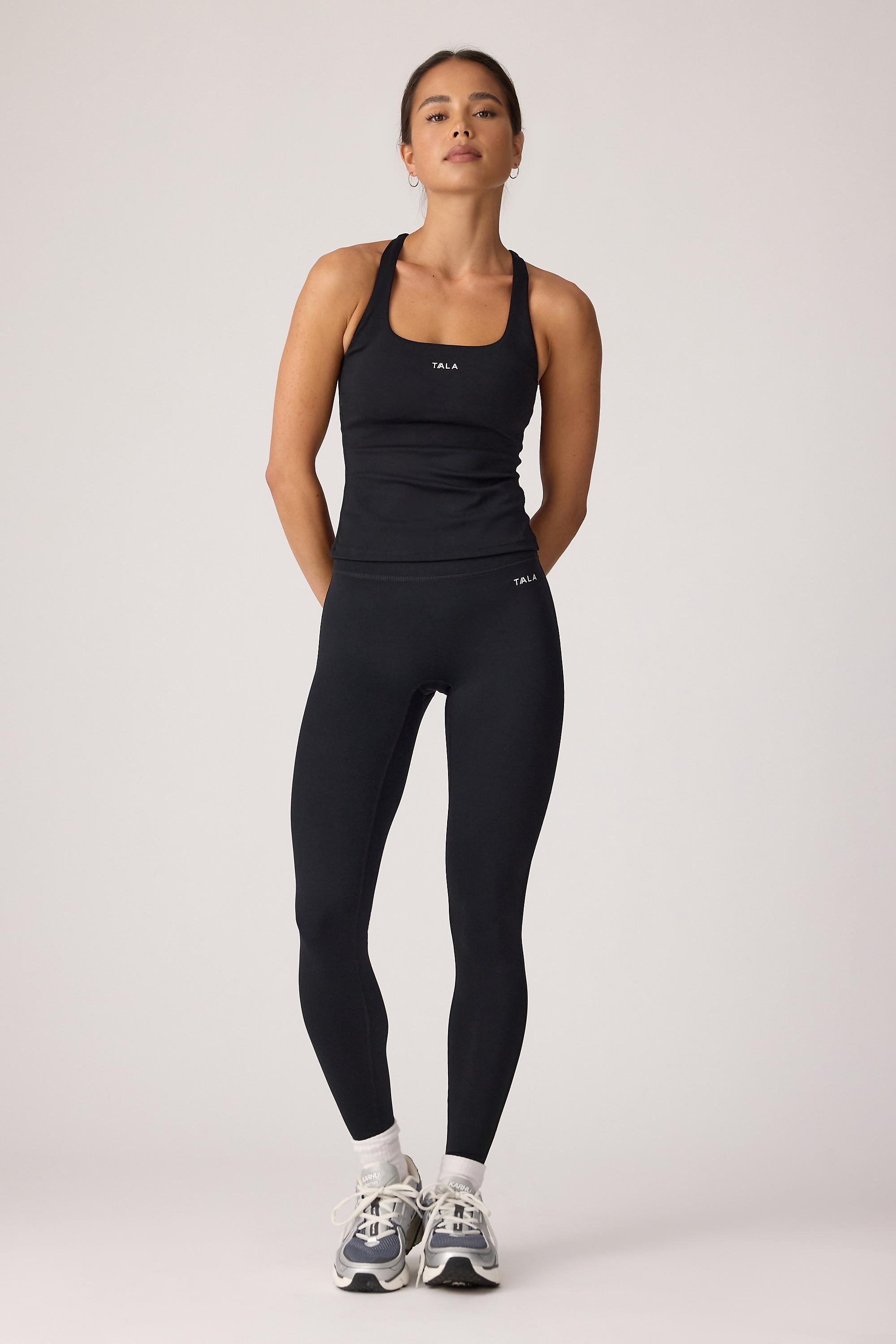 TALA Skinluxe Cross-Back Vest, Black, Black, large image number 3