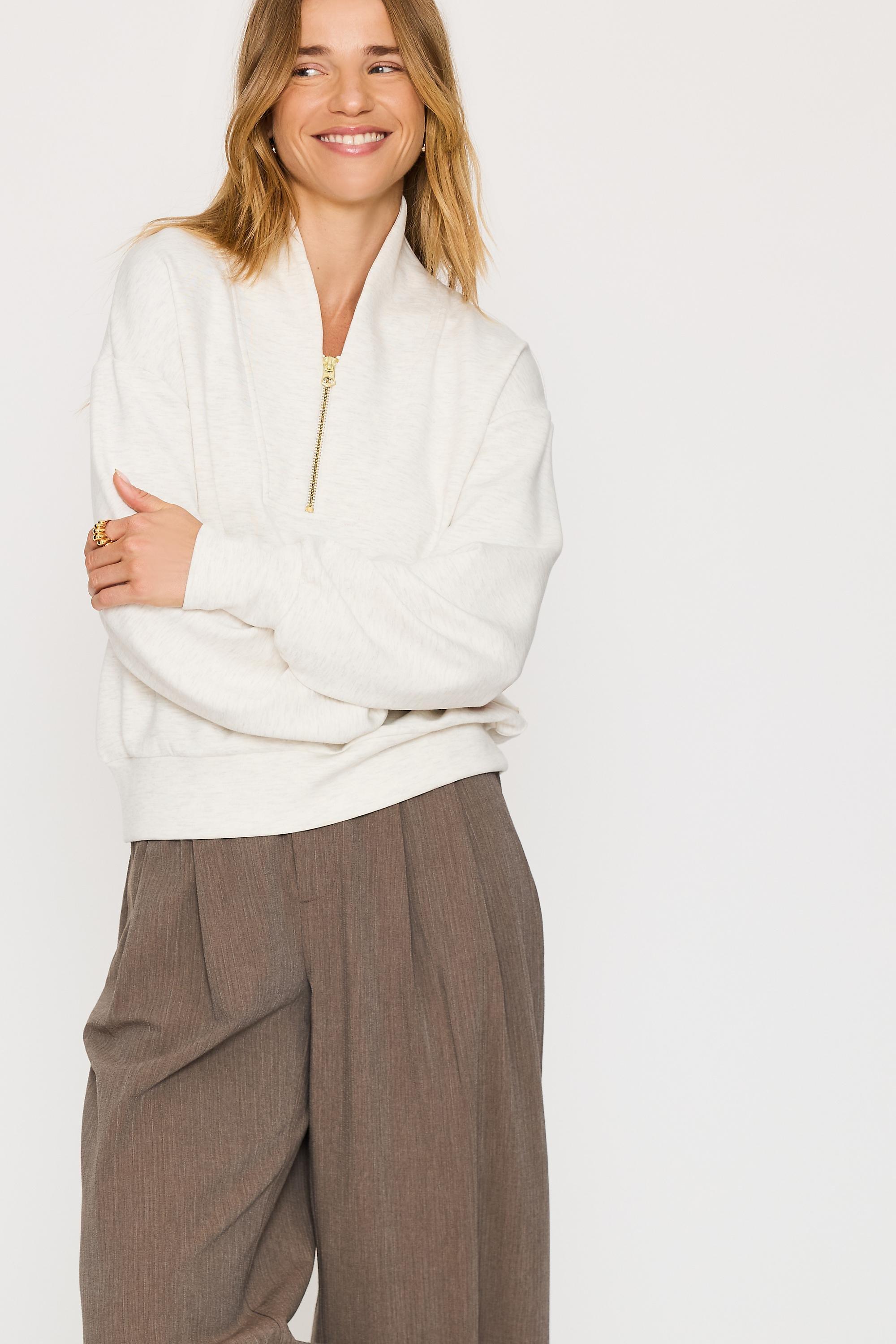 Varley Davidson Sweatshirt, Cream, Cream, large image number 2