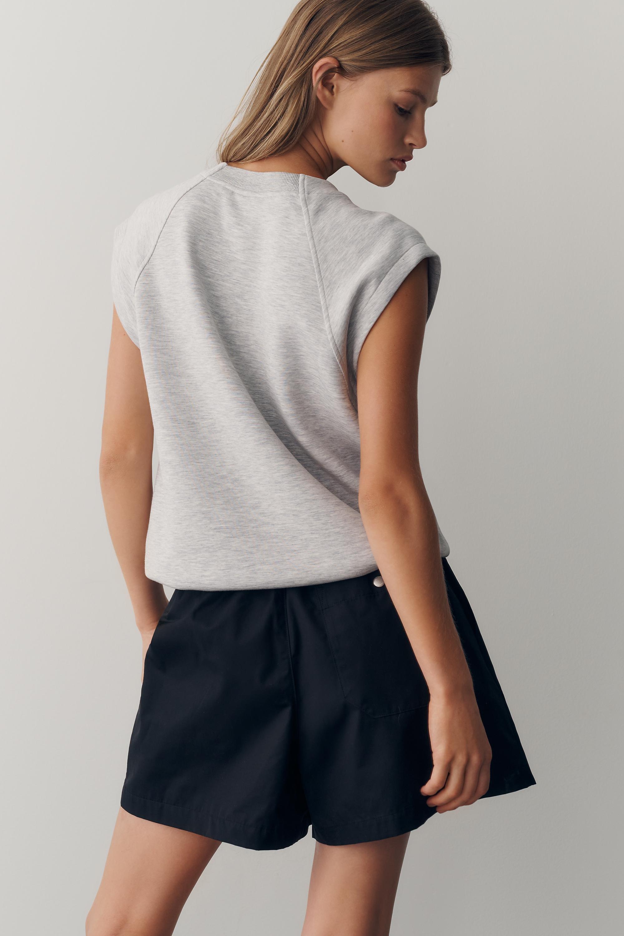 Varley Salome Raglan Muscle Top, Grey, Blue, large image number 1