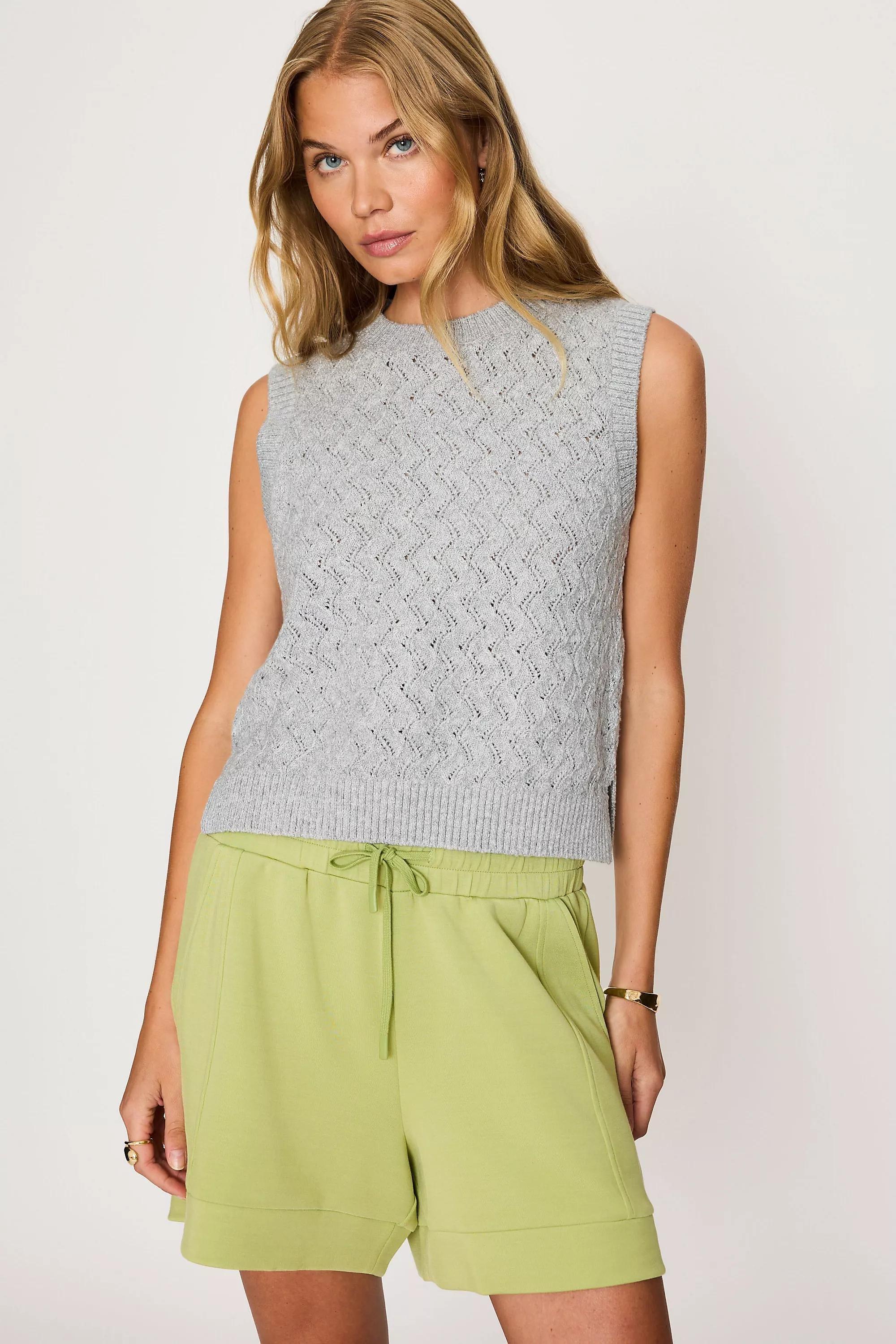 Varley Hazen Knit Tank Top, Grey, Grey, large image number 2