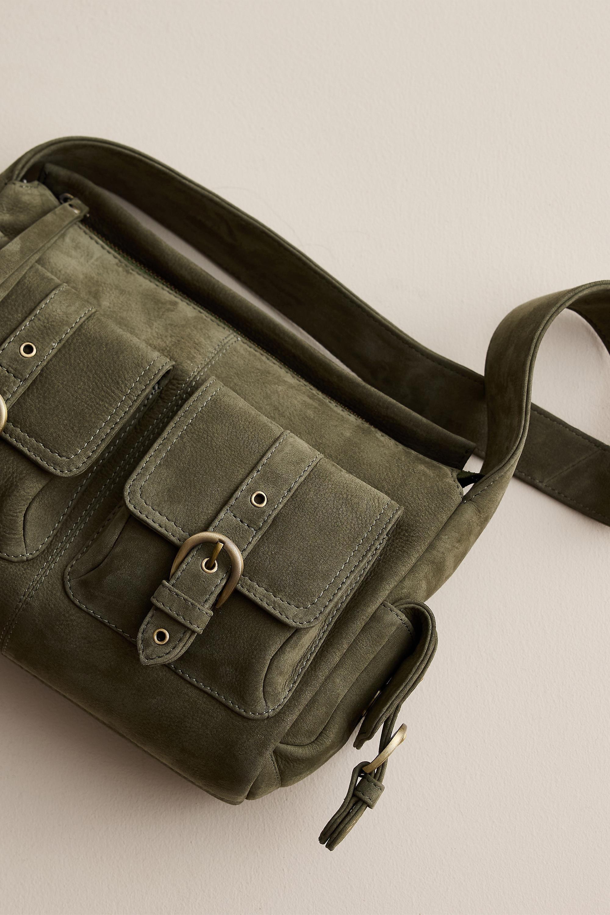The Leather Cargo Bag, Green, large image number 4