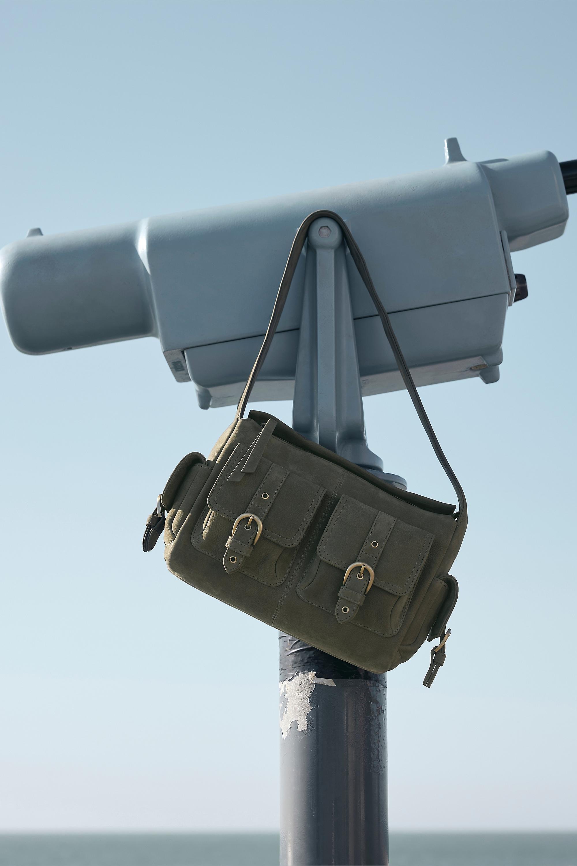 The Leather Cargo Bag, Green, large image number 5