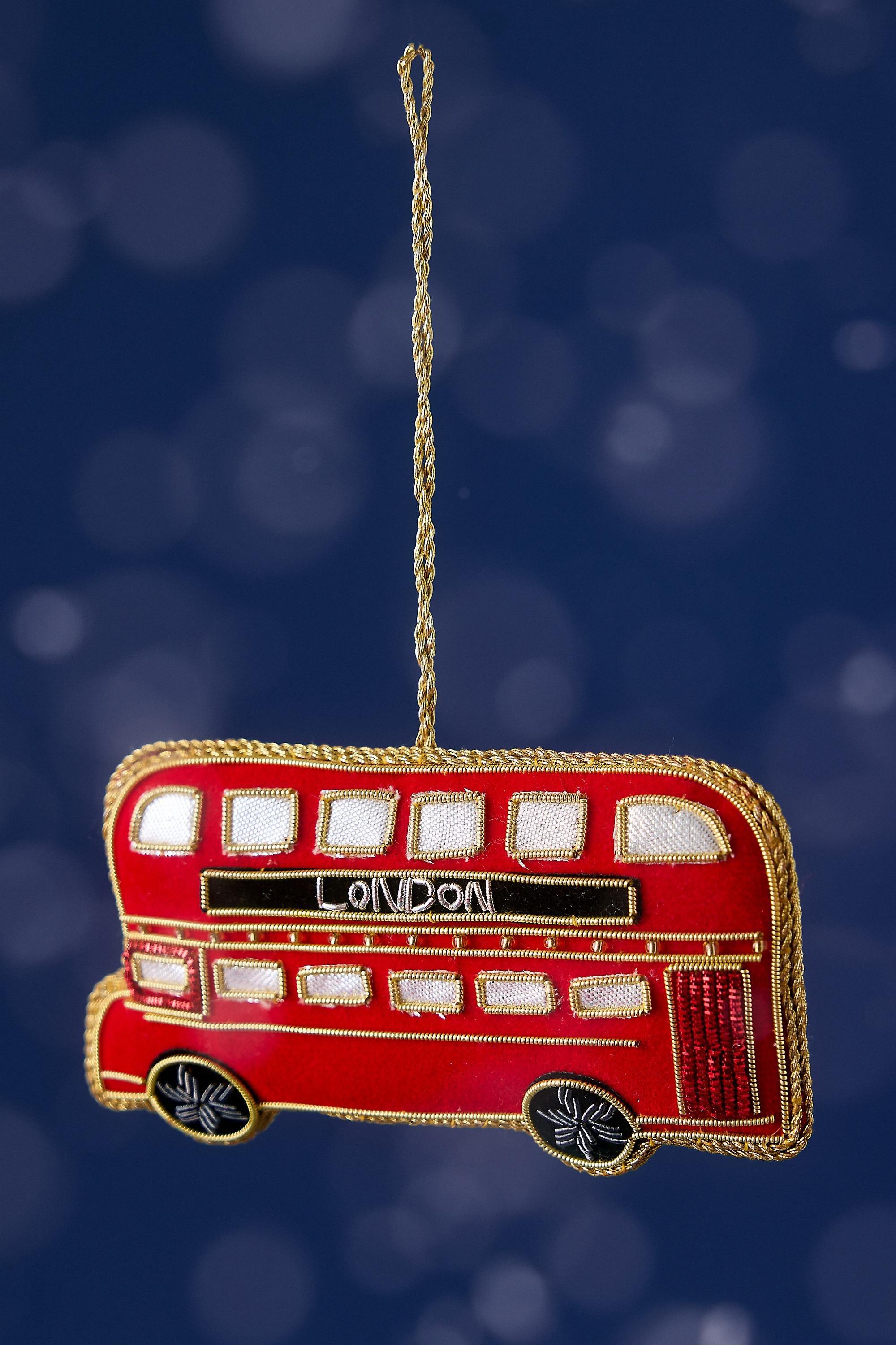 Anthropologie London Tourism Ornaments, Red | Azadea UAE