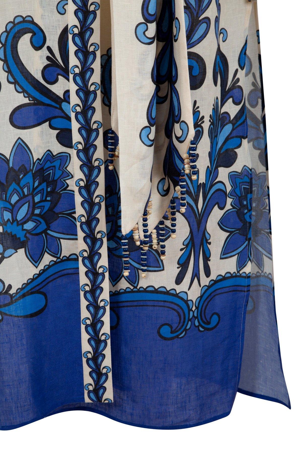 Kimono, Navy, , large image number 3