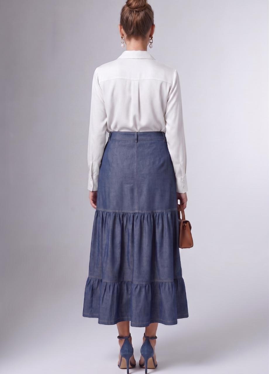 Denim Skirt, Blue, A537_401, medium