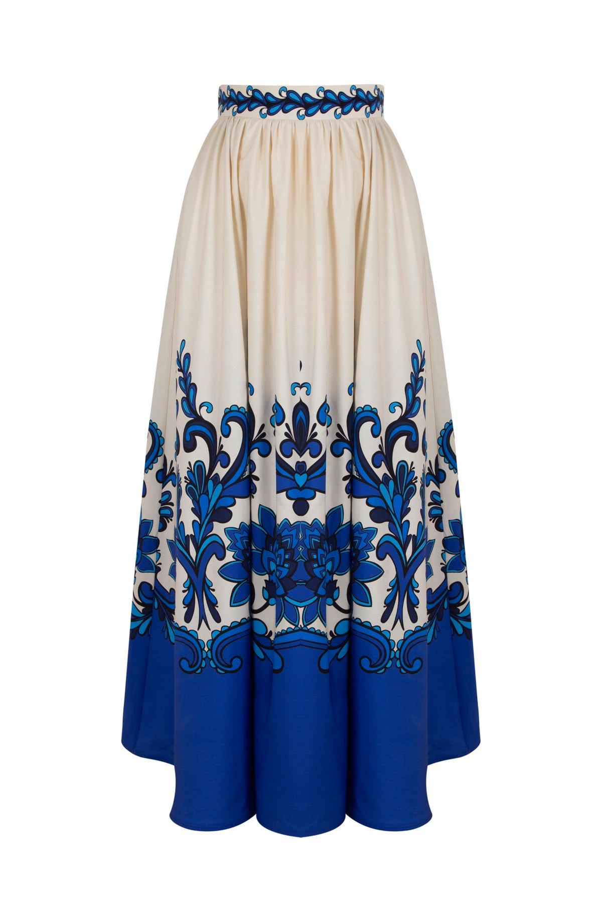 Skirt, Navy, , large image number 0