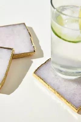 Agate Coaster, White, A501_0010, large image number 2