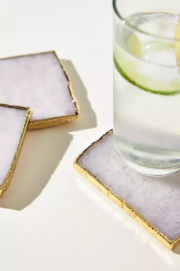 Agate Coaster, White, A501_0010, large image number 6