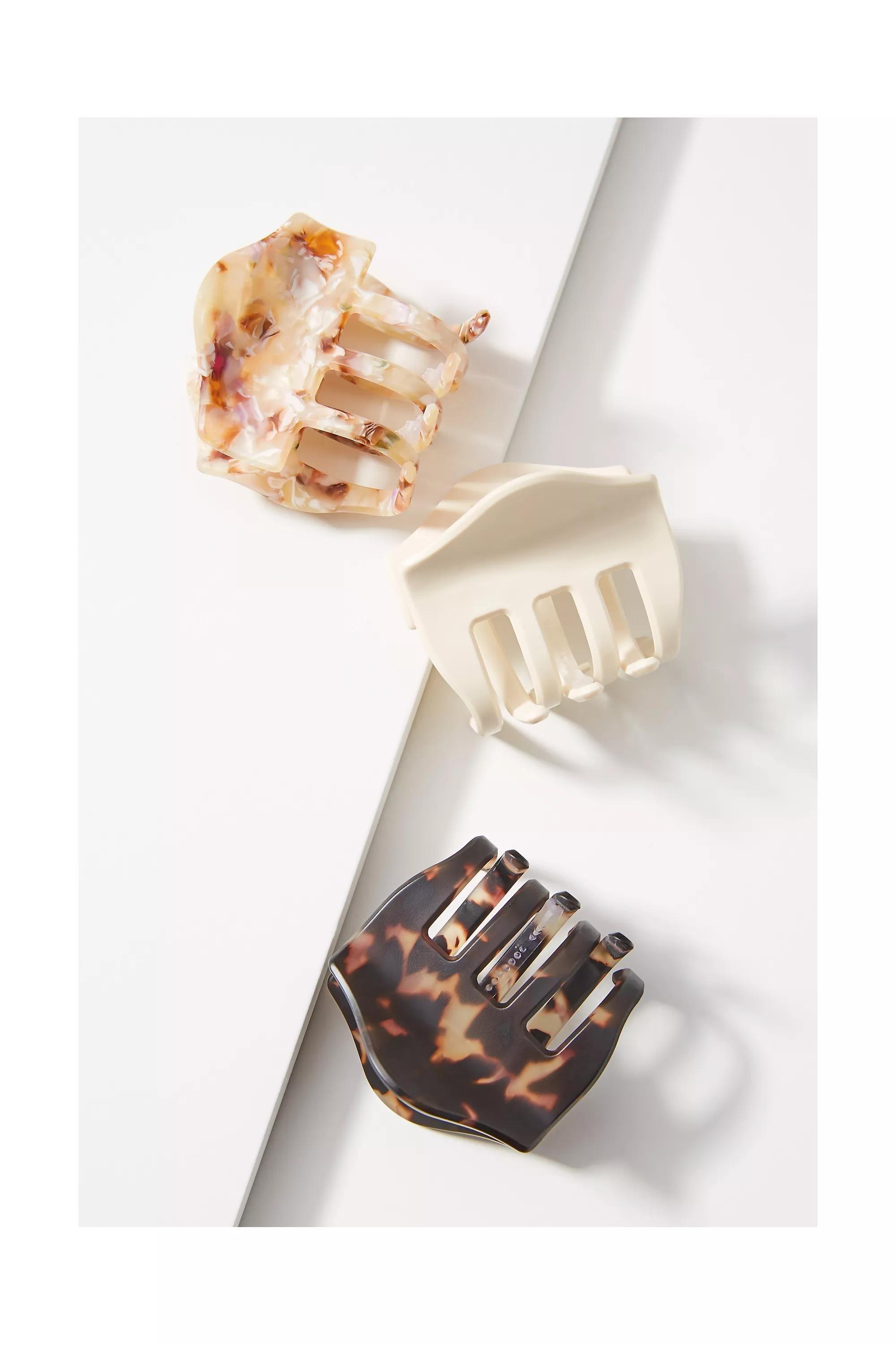 Anthropologie Scalloped Tortoise Hair Accessory, Multicolour, A501_0012, medium