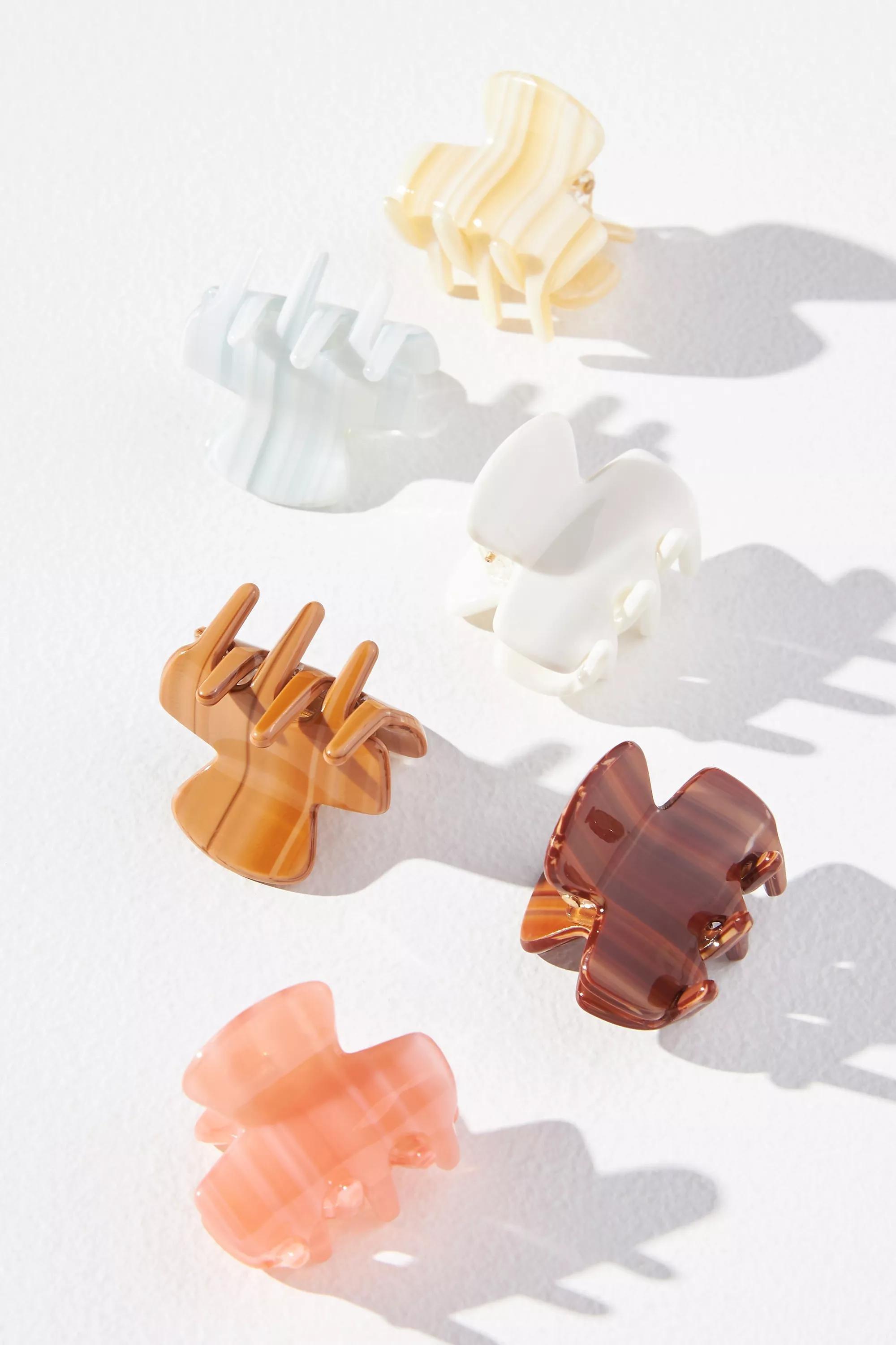 Anthropologie Mini Hair Clip Set, Blue, A501_0048, large image number 0