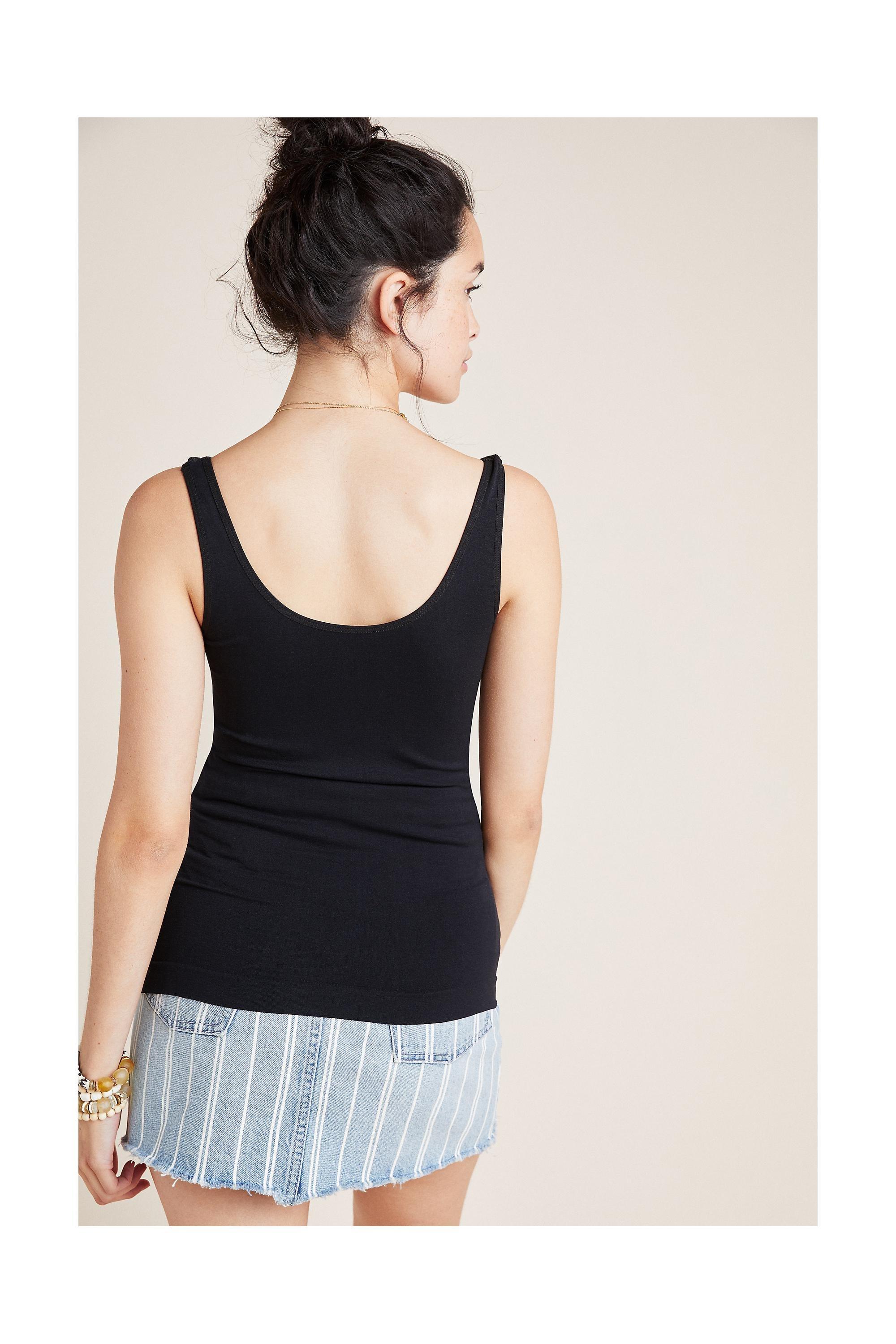 Floreat Reversible Seamless Tank Top, Black, , large image number 4