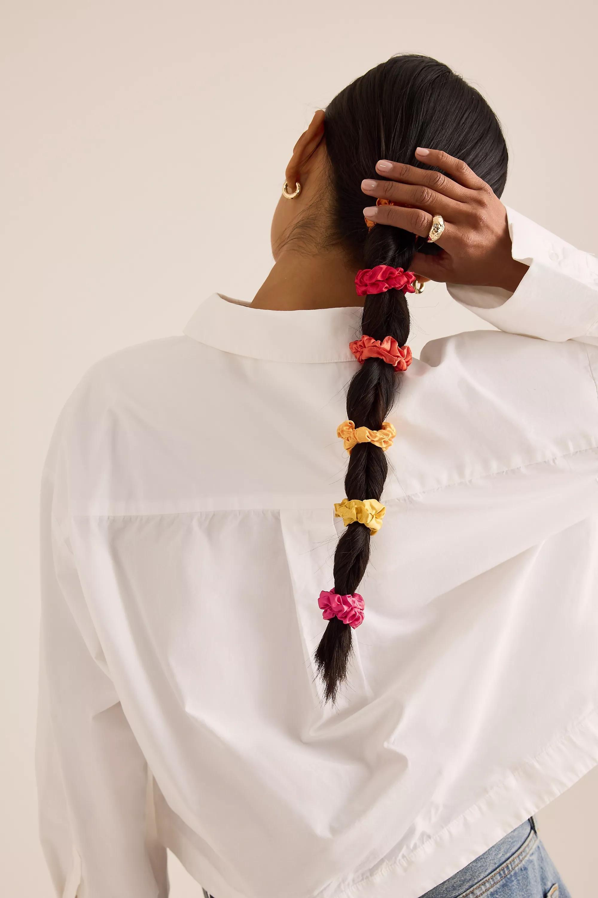 Anthropologie Pack of 5 Hair Accessory, Satin, A501_0068, large image number 1