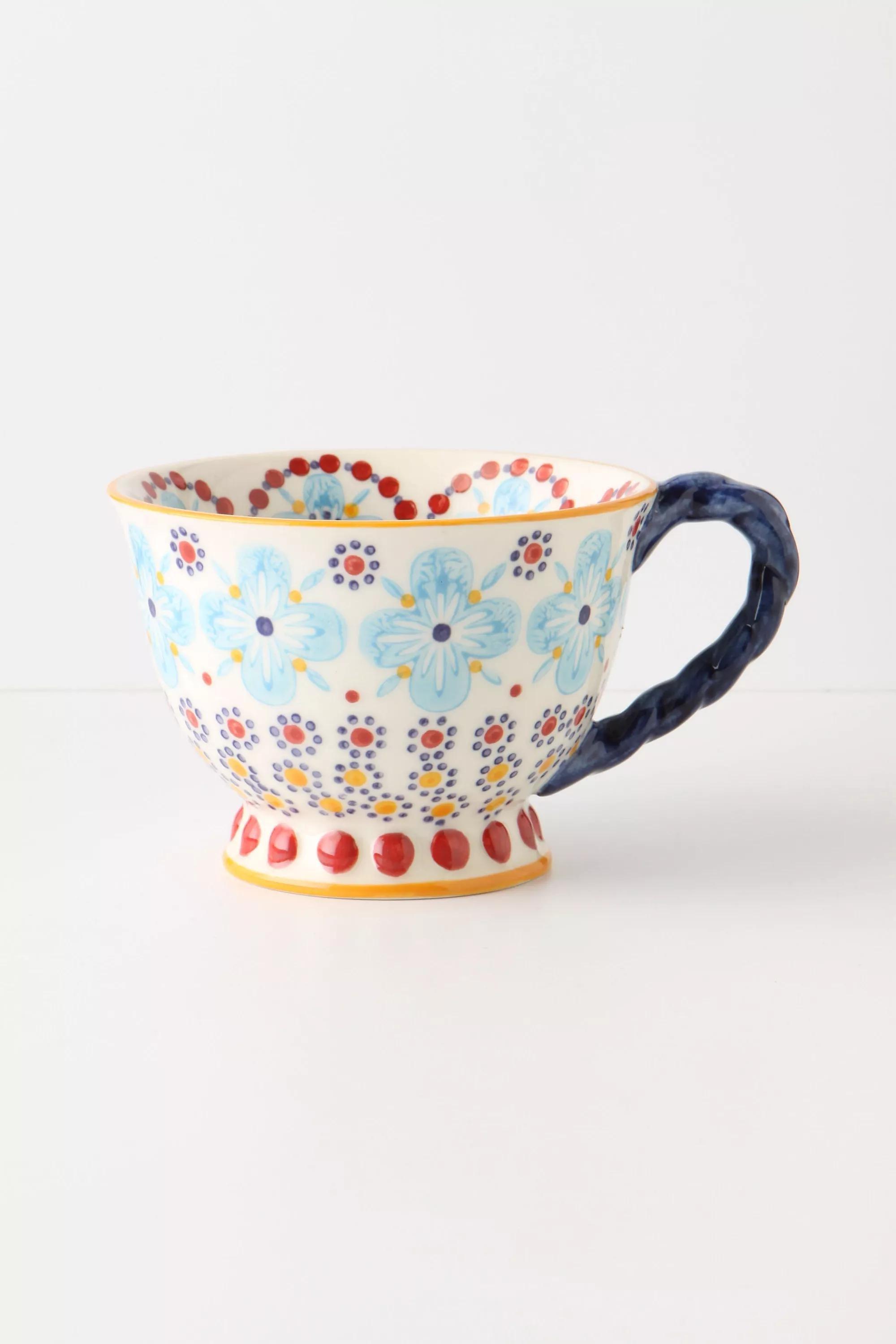 A Twist Teacup, Multicolour, A501_0046, large image number 1