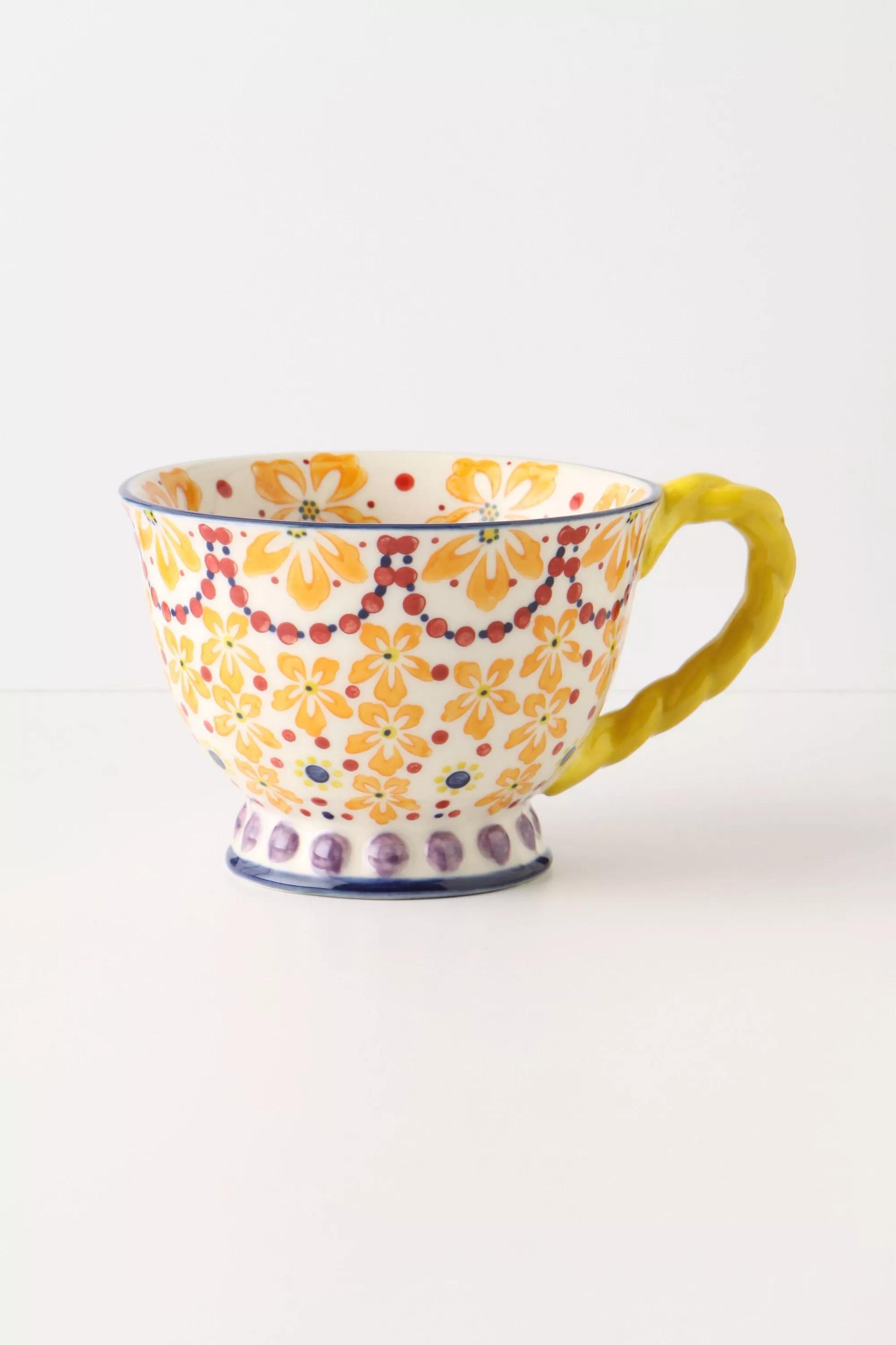 A Twist Teacup, Orange, A501_0080, large image number 0