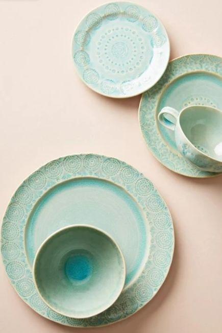 Barrio Old Havana Dinner Plate, Green, , medium