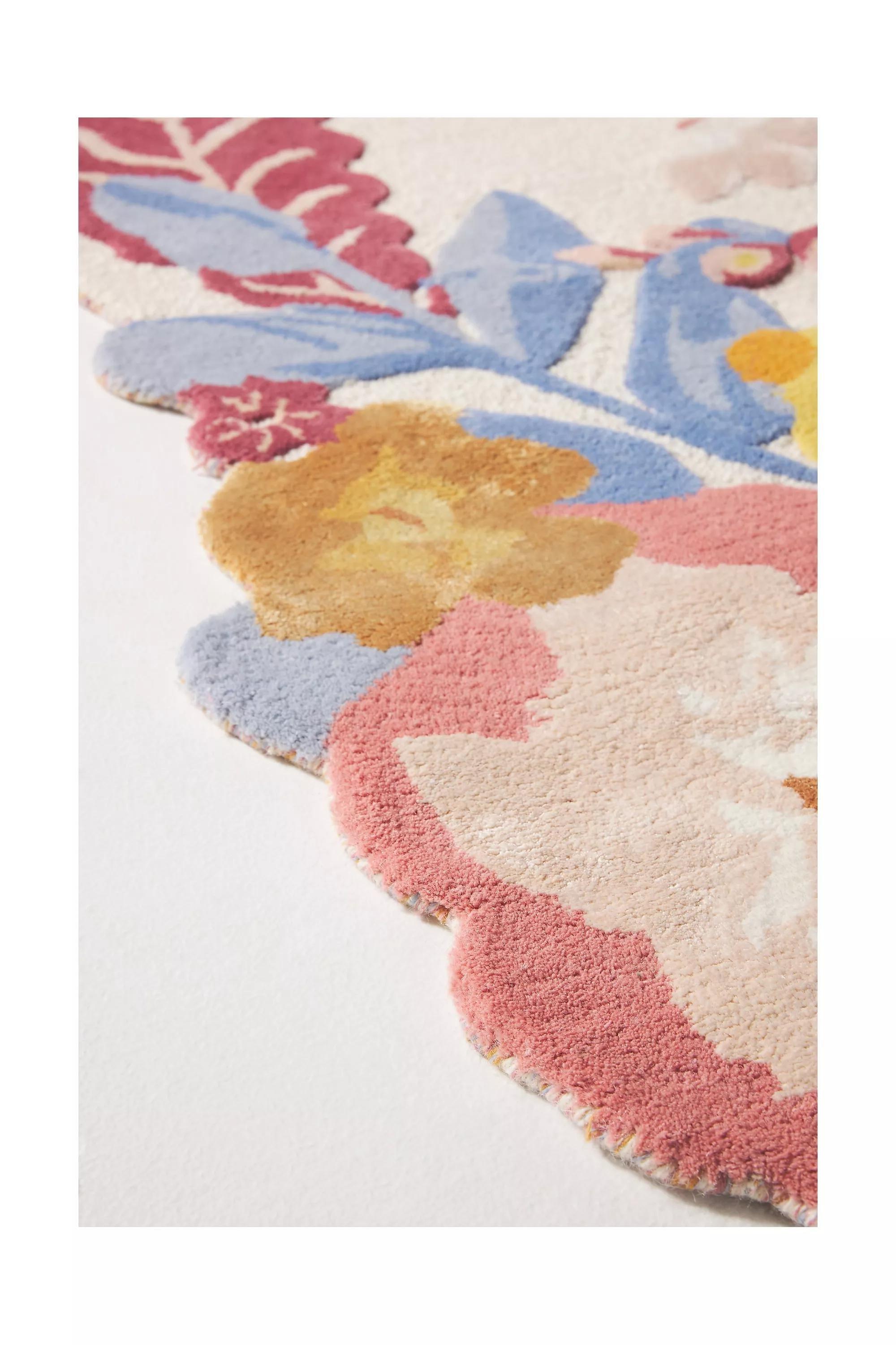 Tufted Jardin Rug, Pink, , large image number 2