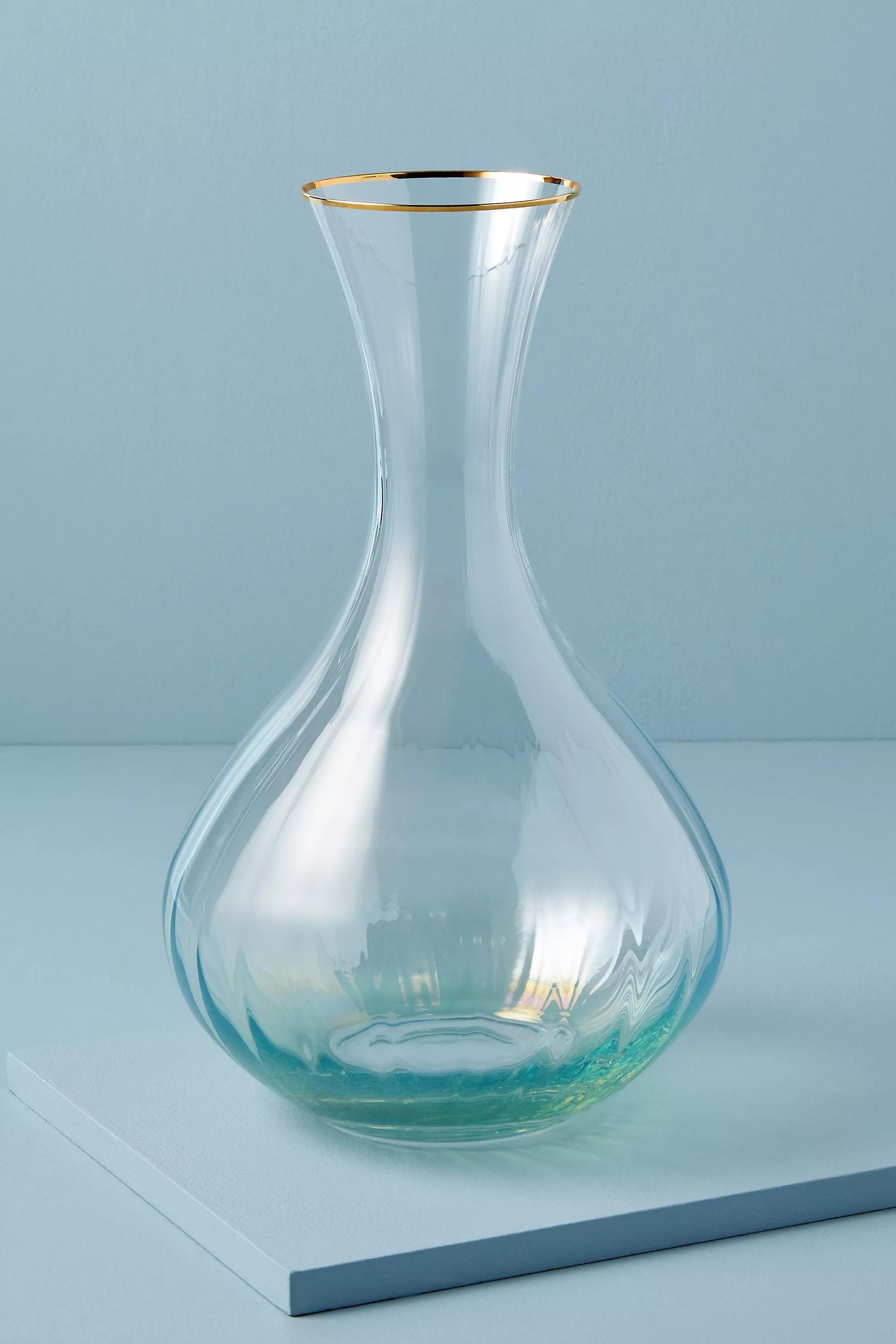Waterfall Carafe, Blue, A501_0102, large image number 0