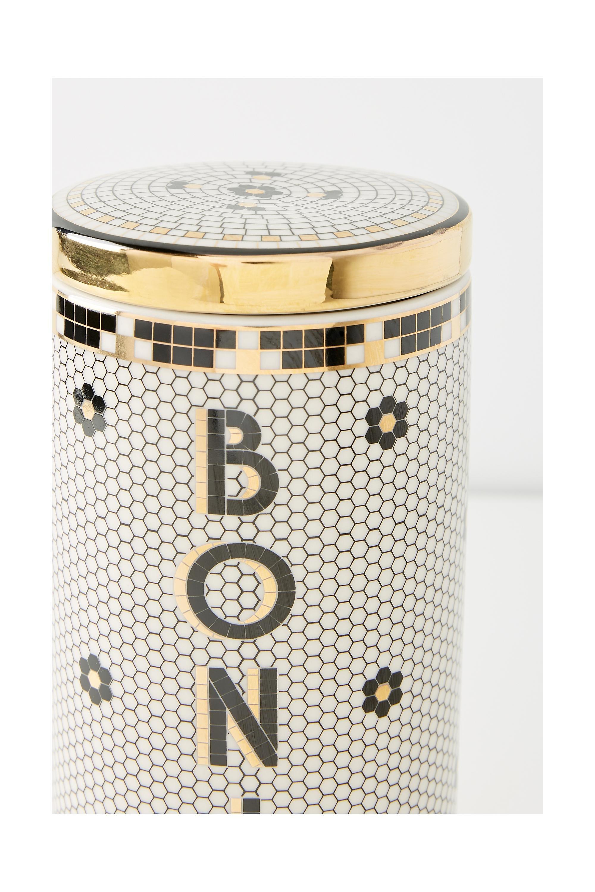 B&W Bistro Tile Canister, A501_0018, large image number 3