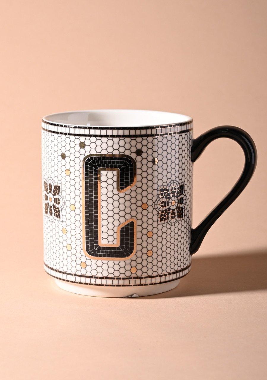 Bistro Tiled Margot Monogram Mug, C, A501_0903, medium