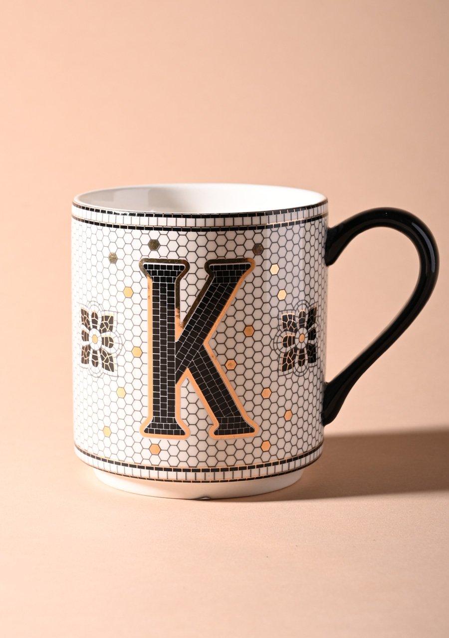 Bistro Tiled Margot Monogram Mug, K, A501_0911, medium