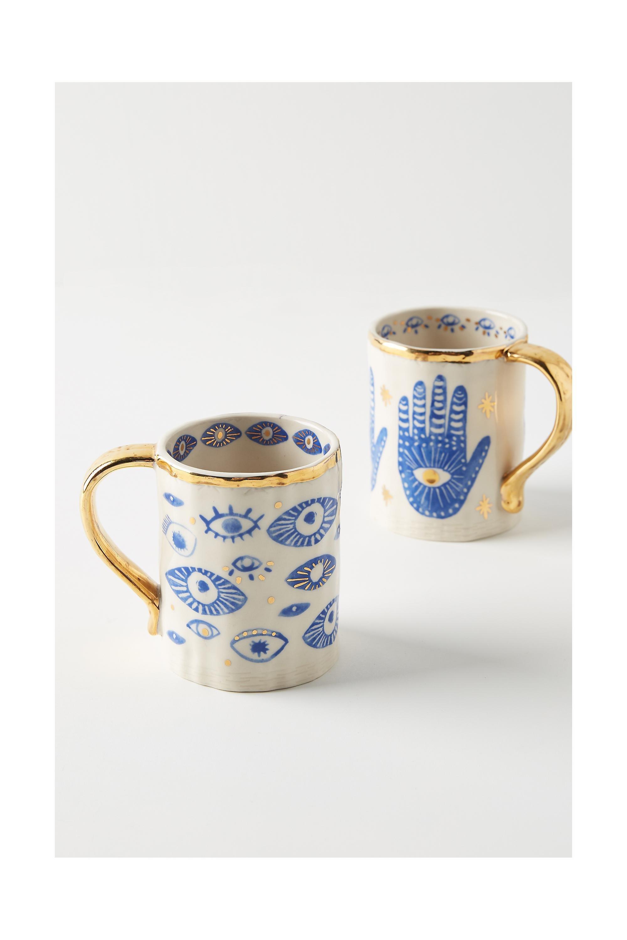 Anthropologie - Sapphire Insight Mug, Blue