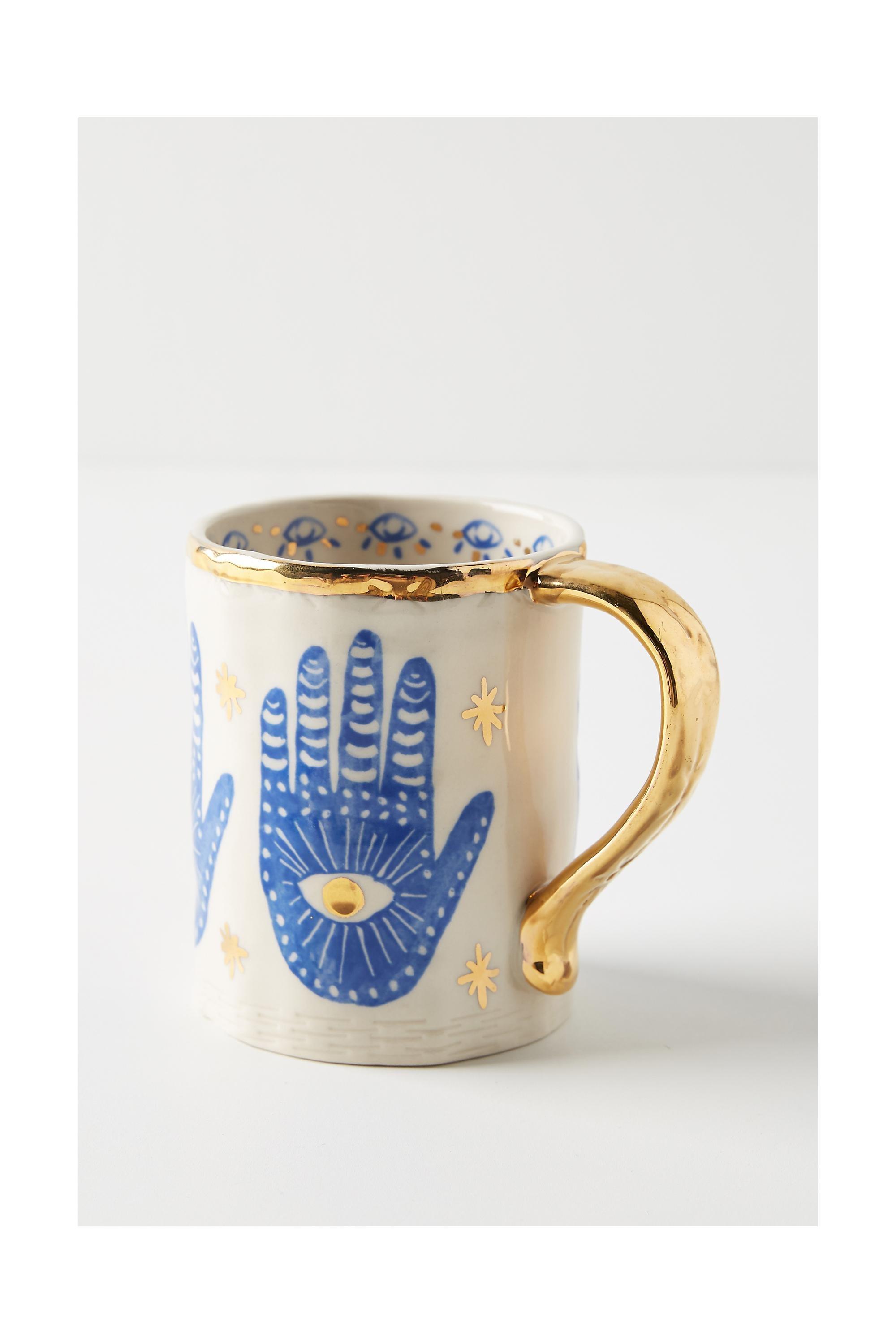 Anthropologie - Sapphire Insight Mug, Blue