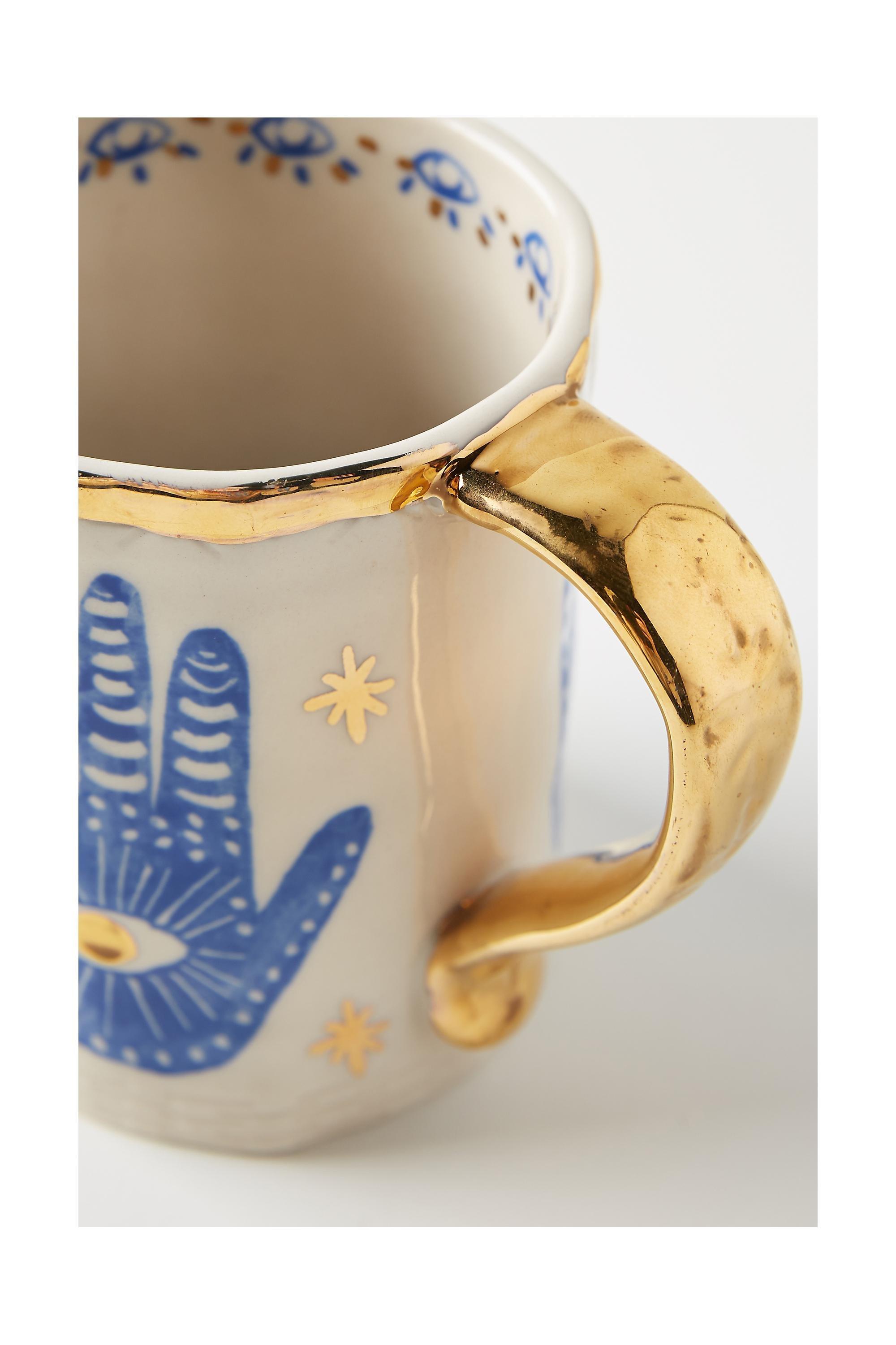 Anthropologie - Sapphire Insight Mug, Blue