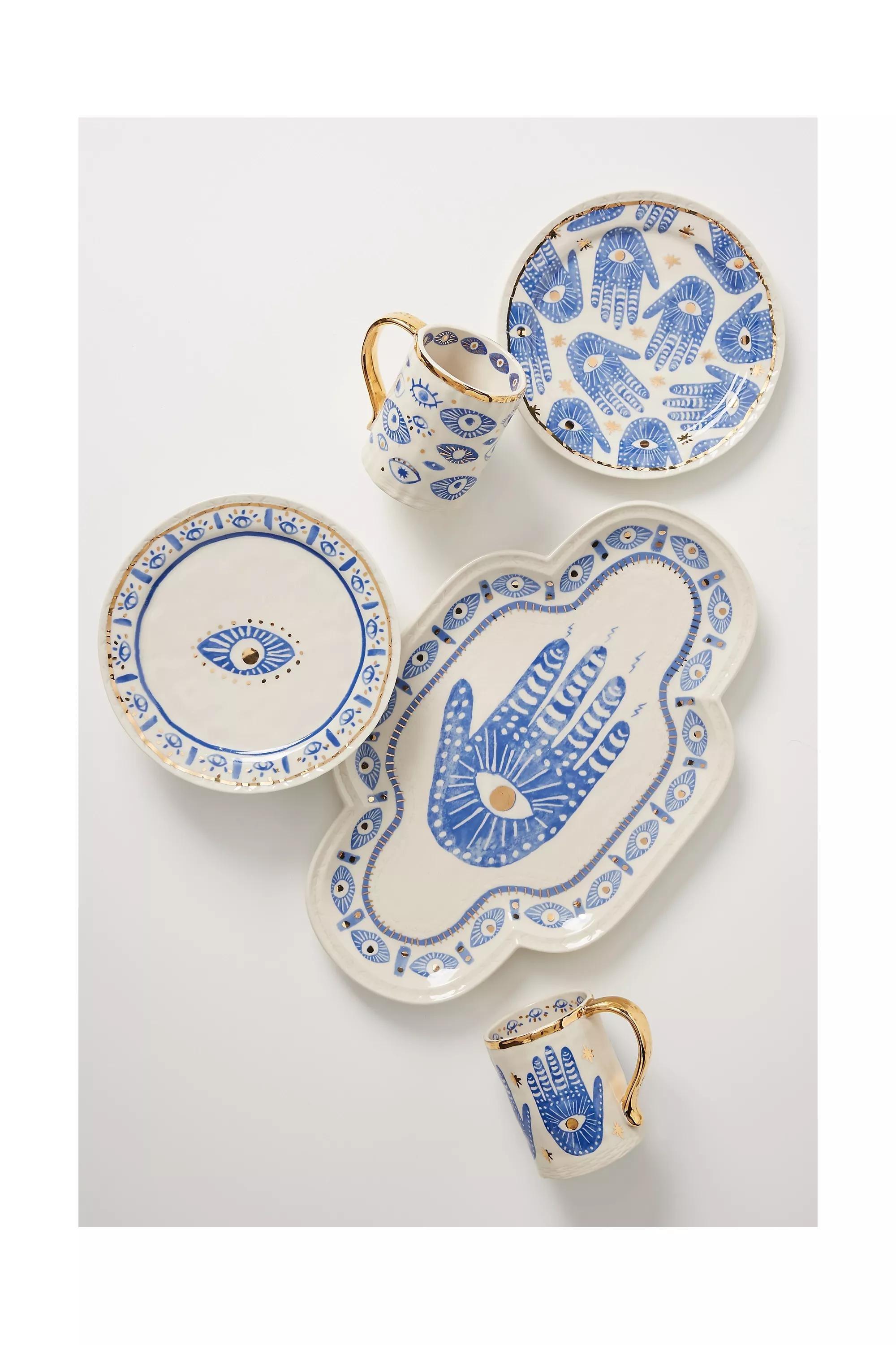 Insight Canape Plate, White, , medium