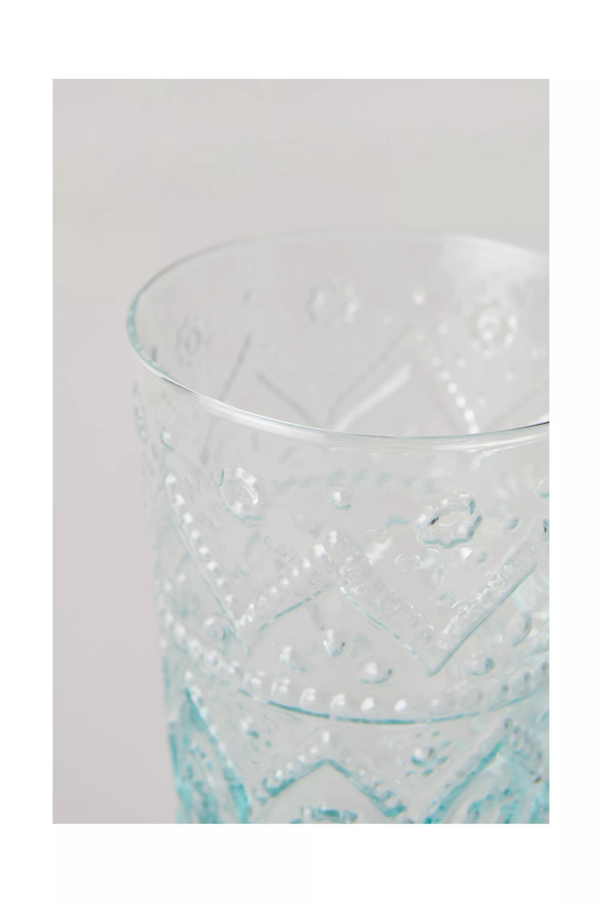 Anthropologie - Bombay Highball Glass, Blue