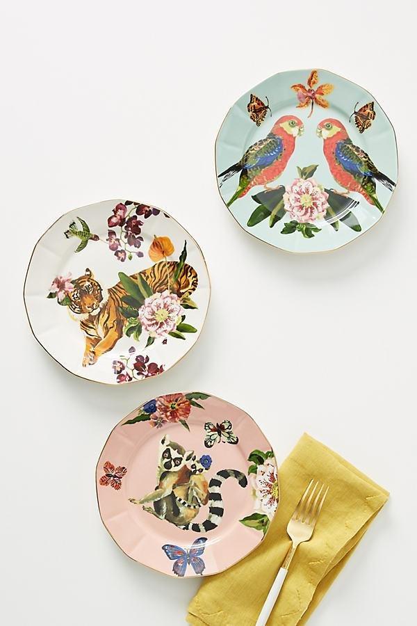 Nathalie Lete Titania Dessert Plate, White, , large image number 1