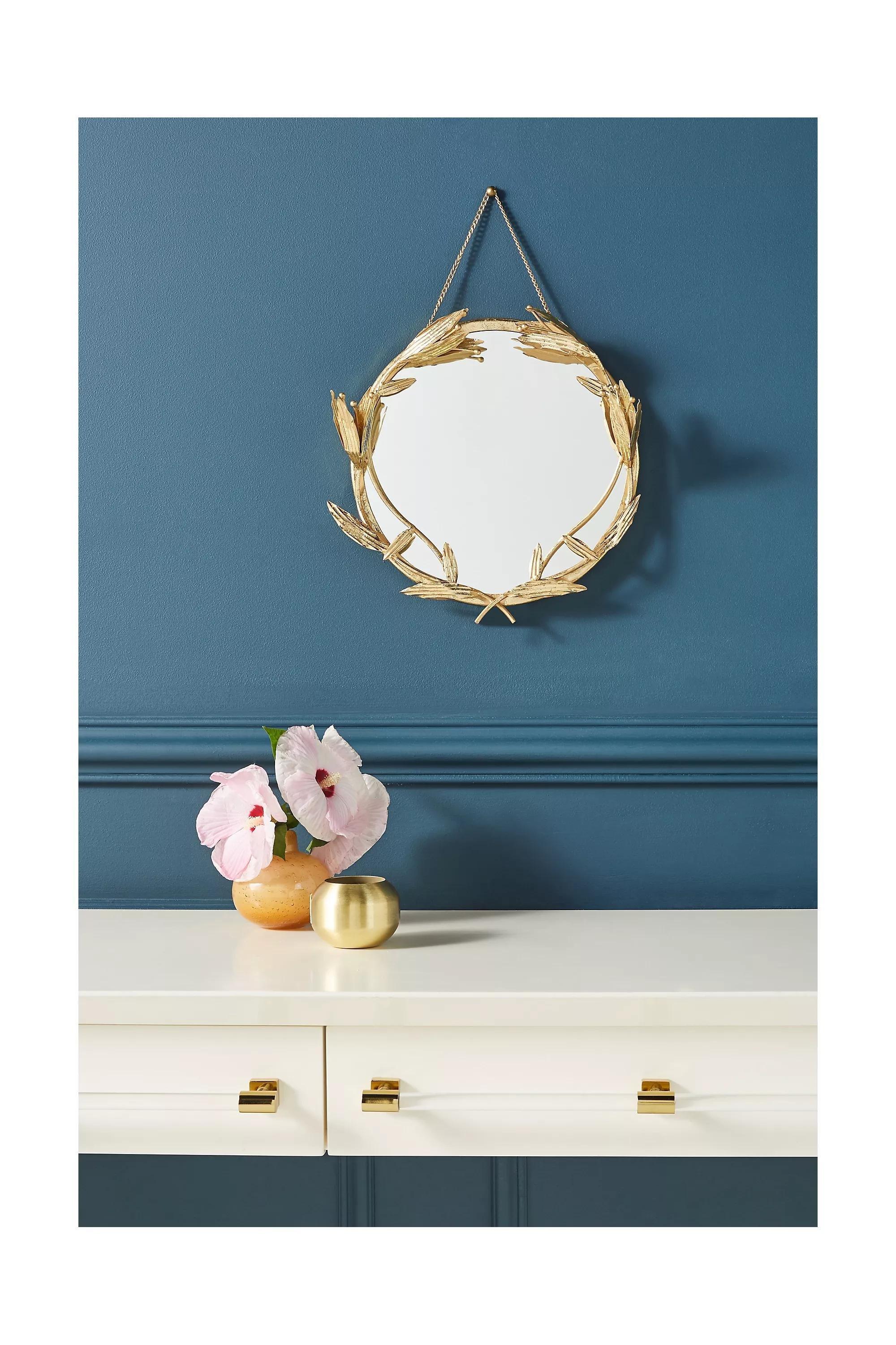 Gold Hannah Mirror, A501_0070, large image number 1