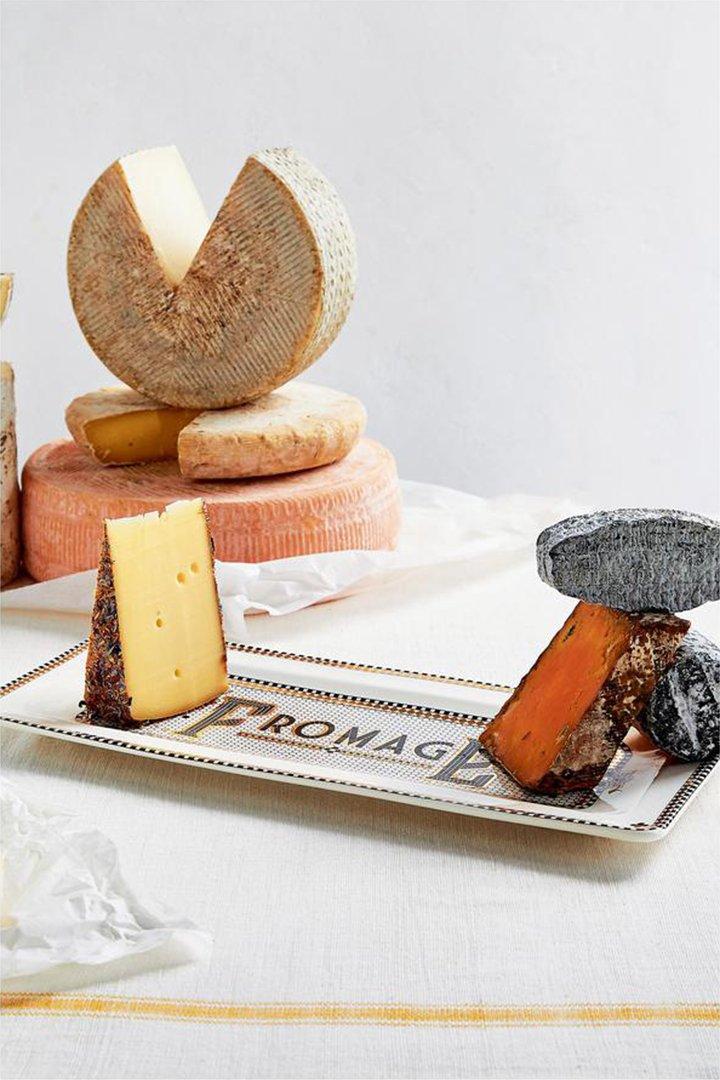 Bistro Tile Fromage Platter, Black & White, A501_0018, large image number 2