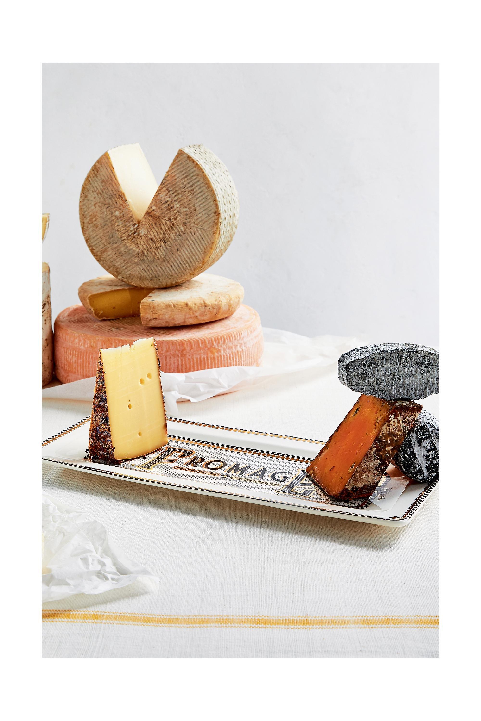 Bistro Tile Fromage Platter, Black & White, A501_0018, large image number 4