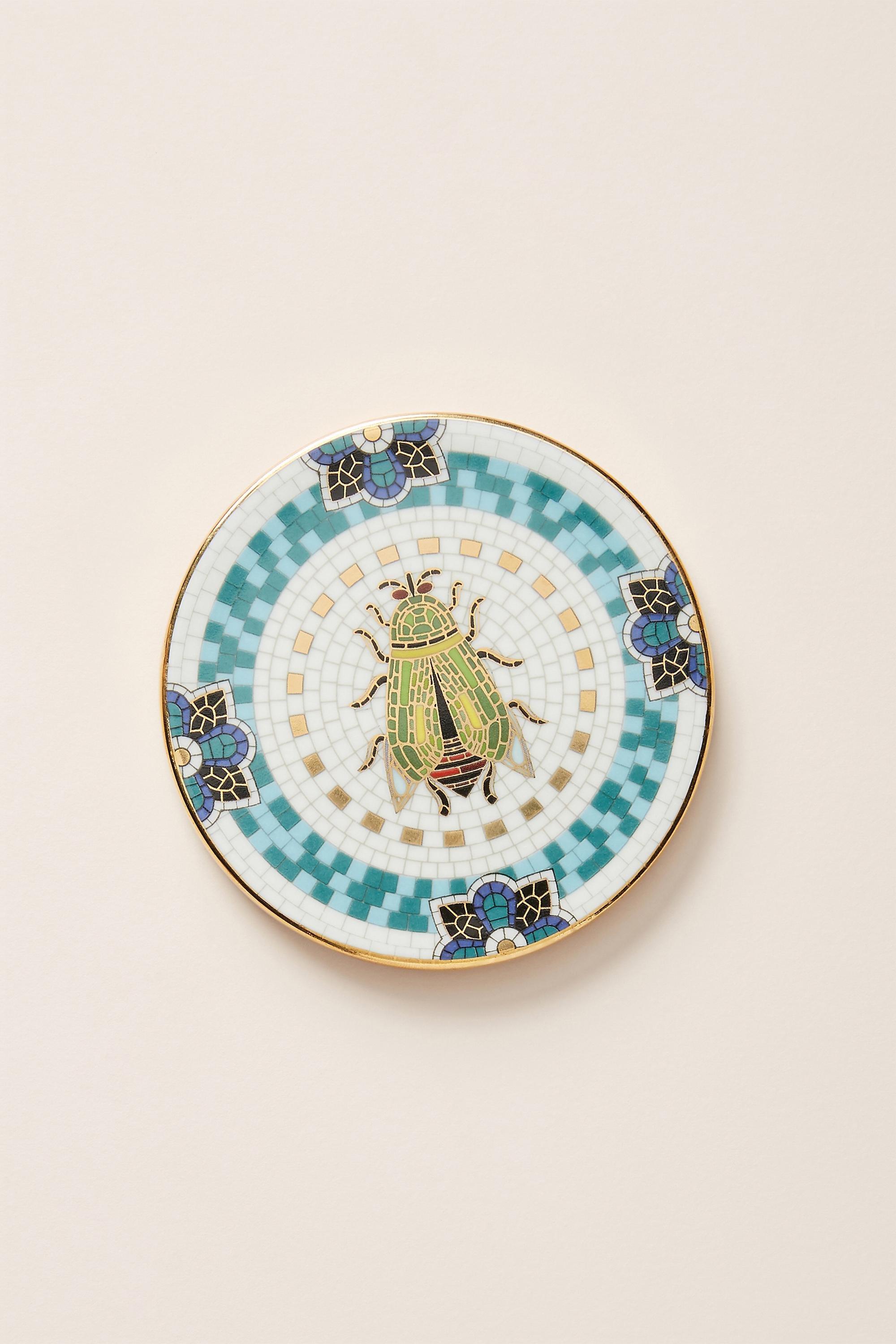 Garden Tile Coaster, Green, A501_0030, large image number 0