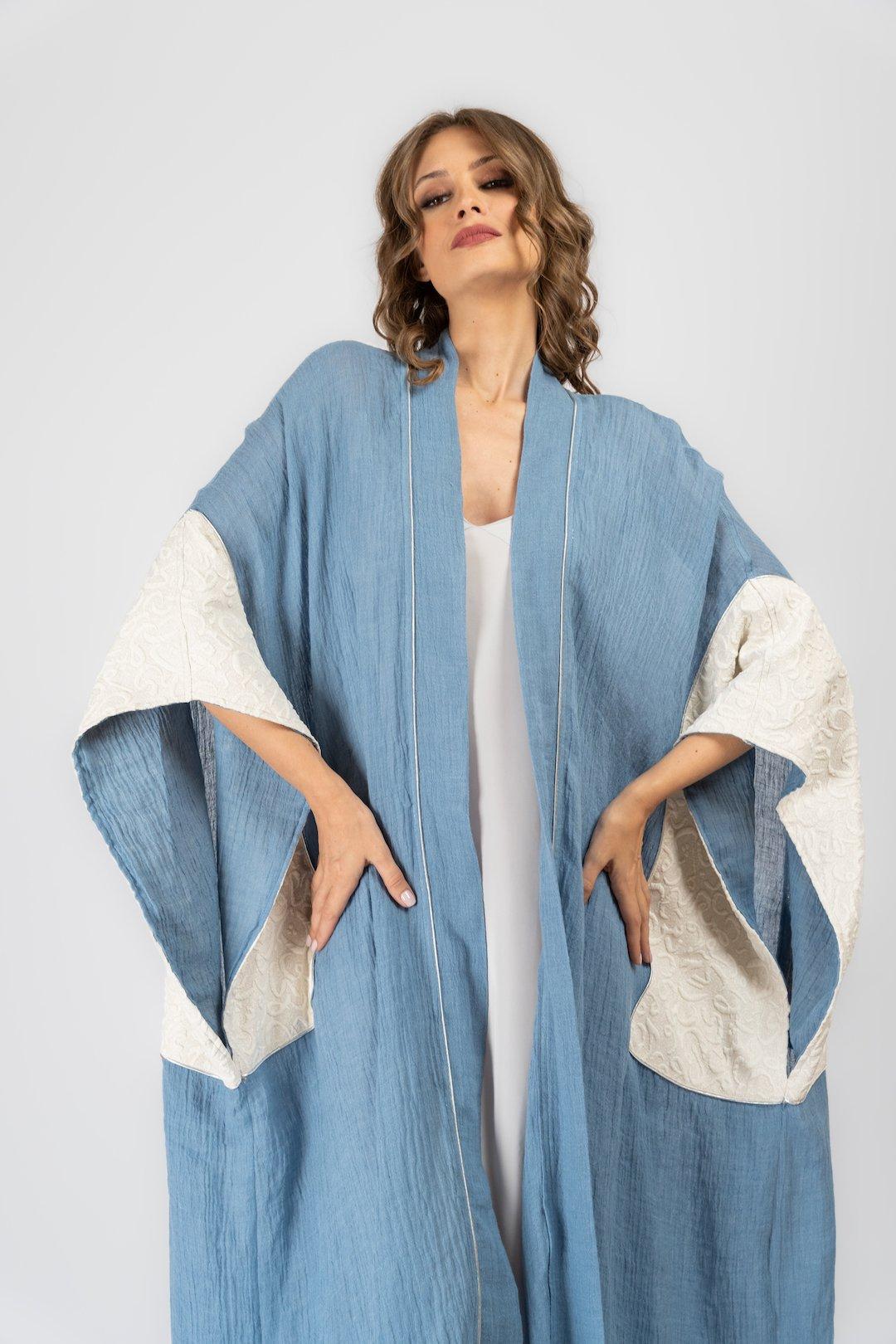 Divine Kaftan, Multicolour, A515_010, large image number 4