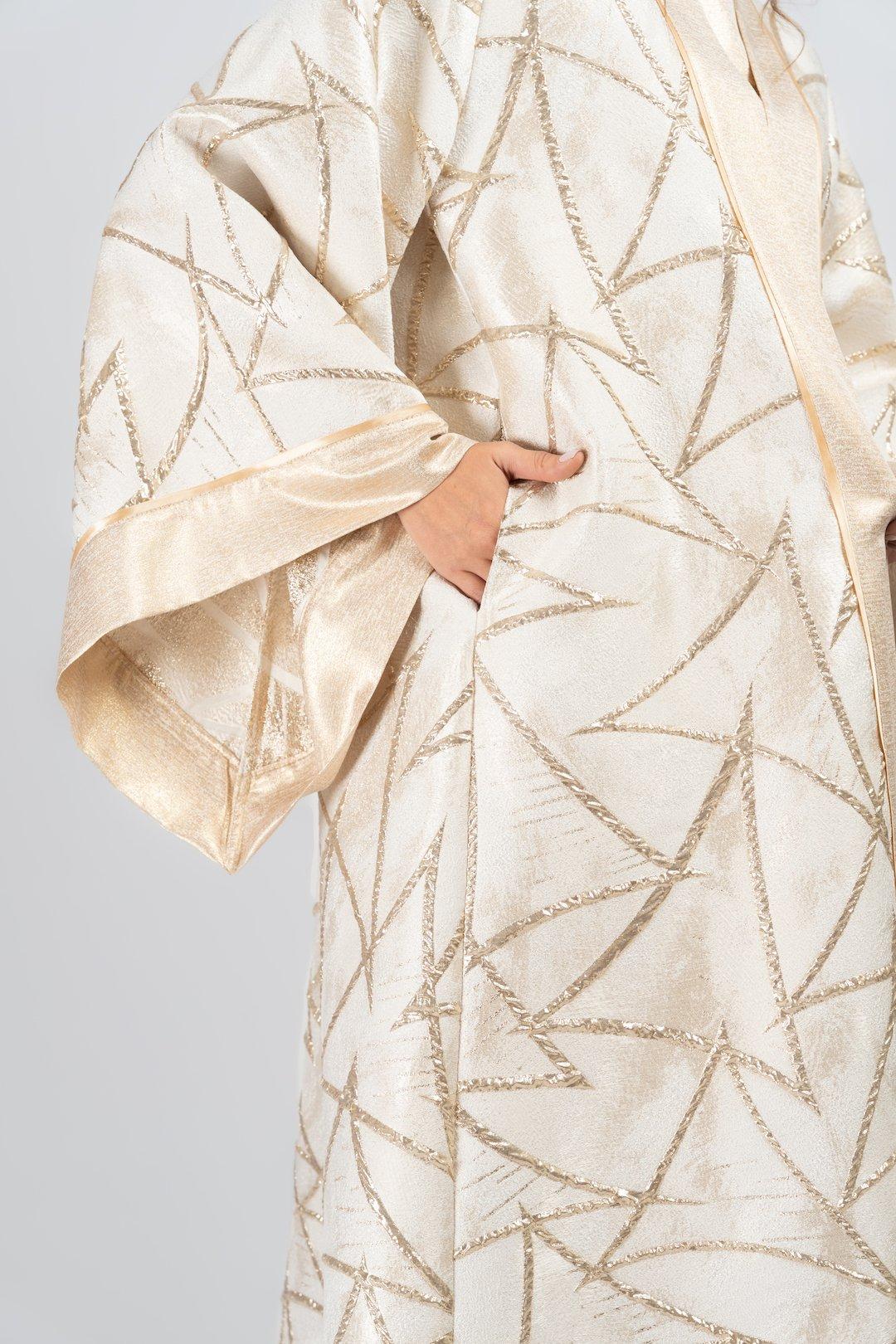 Anthropologie Kaftan, Blue-White, A515_010, large image number 2